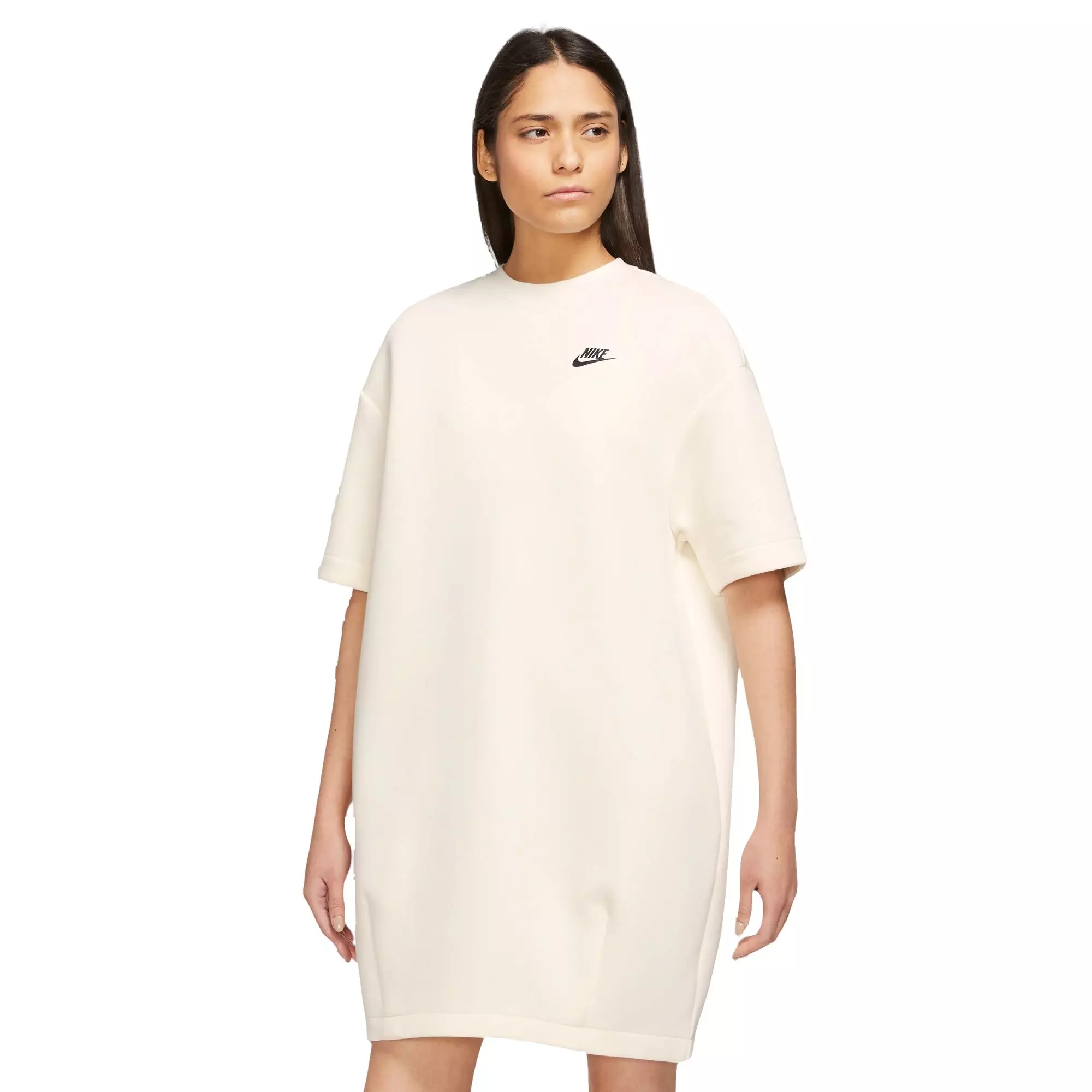 Nike Women's Sportswear Tech Fleece Oversized Dress - PALE IVORY