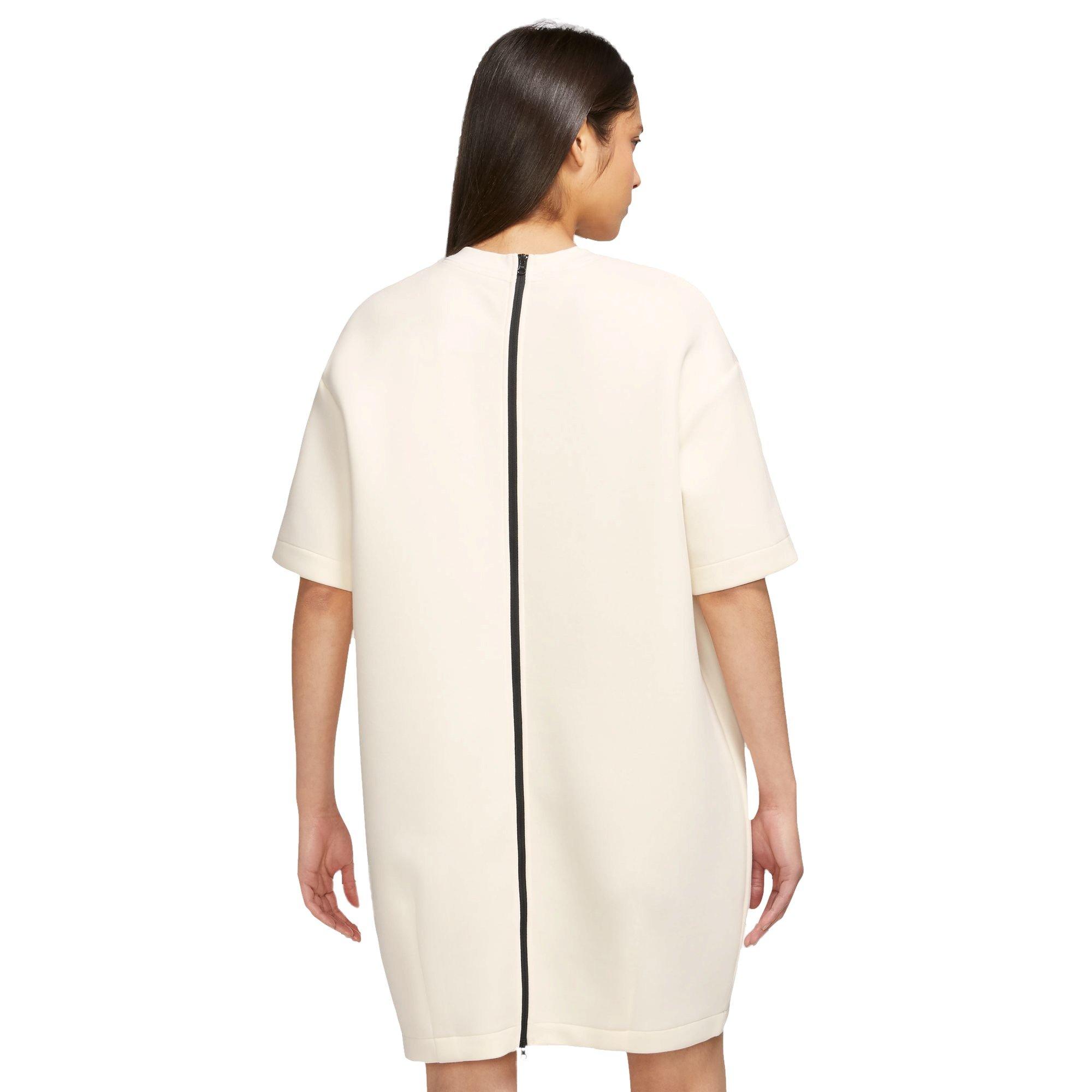Nike Women's Sportswear Tech Fleece Oversized Dress - PALE IVORY Thumbnail View 2