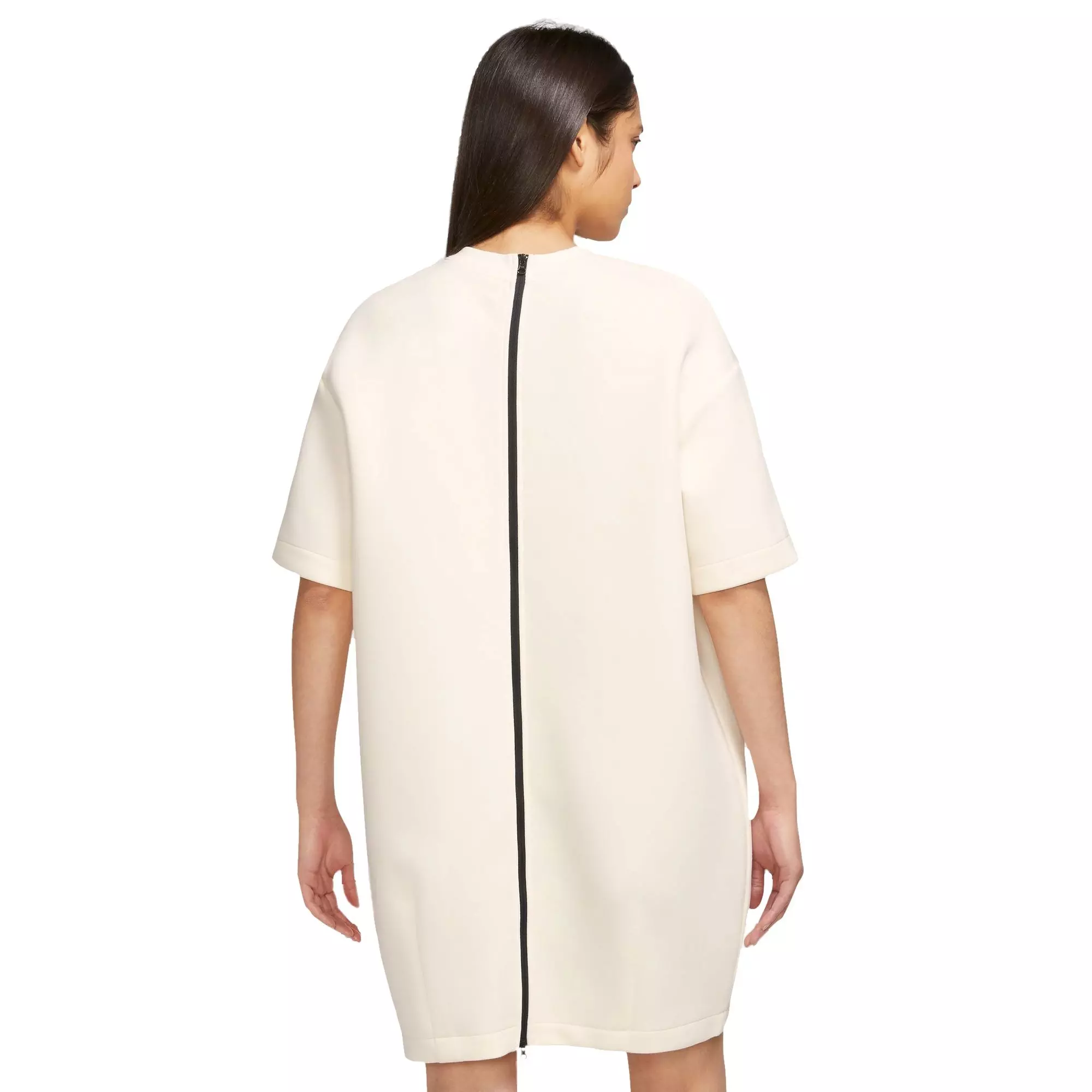 Nike Women's Sportswear Tech Fleece Oversized Dress - PALE IVORY