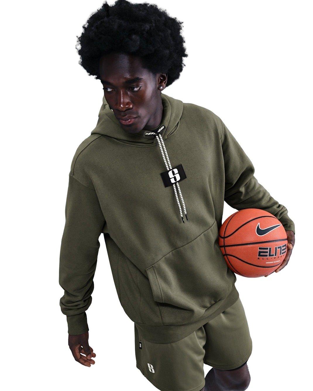 Nike Unisex Sabrina Fleece Hoodie -Olive - OLIVE Thumbnail View 2