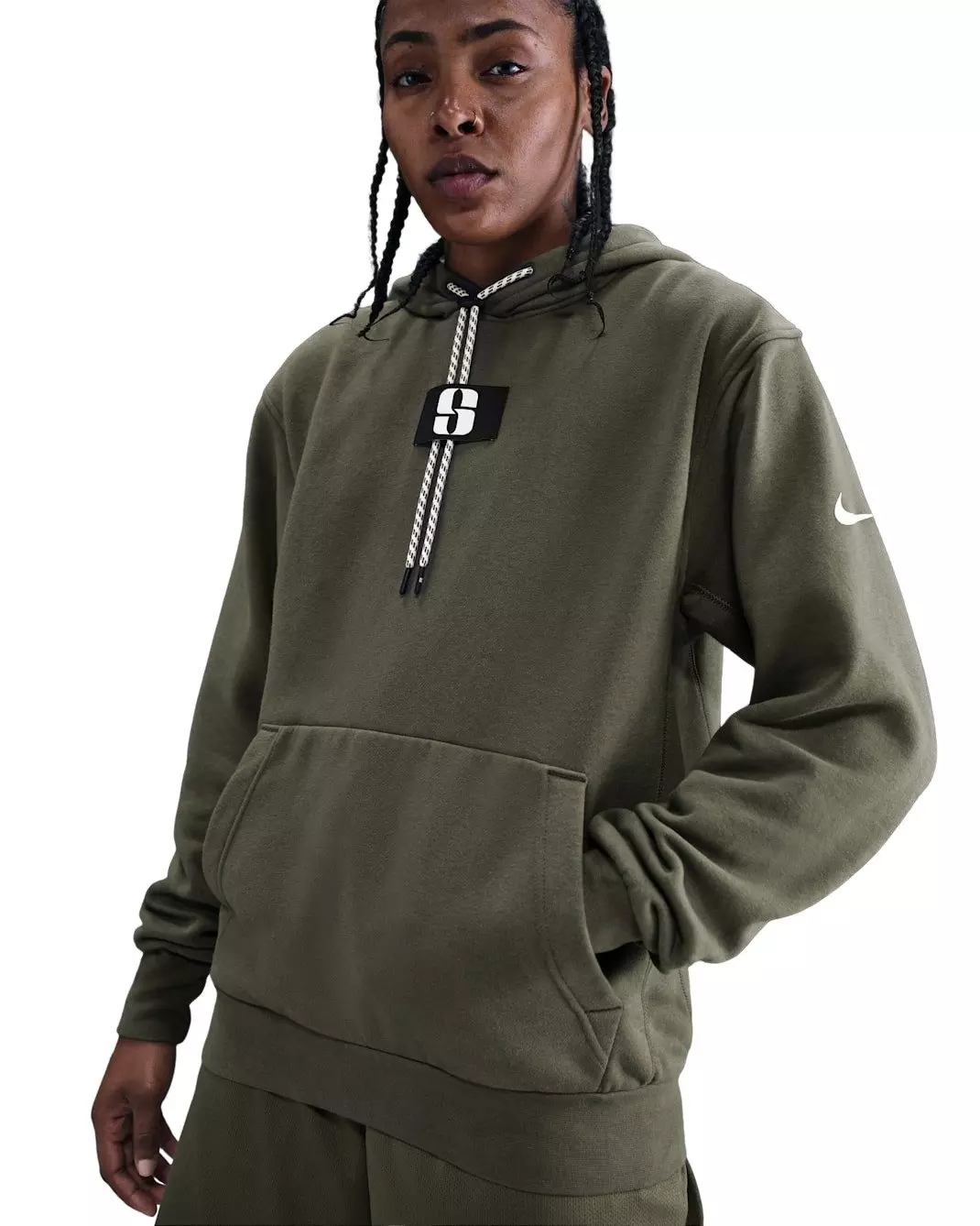 Nike Unisex Sabrina Fleece Hoodie -Olive - OLIVE