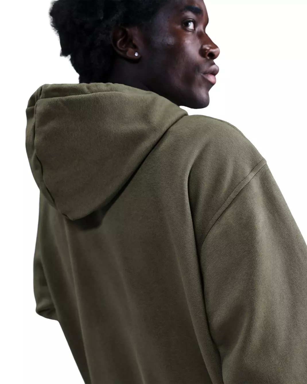 Nike Unisex Sabrina Fleece Hoodie - Olive - OLIVE