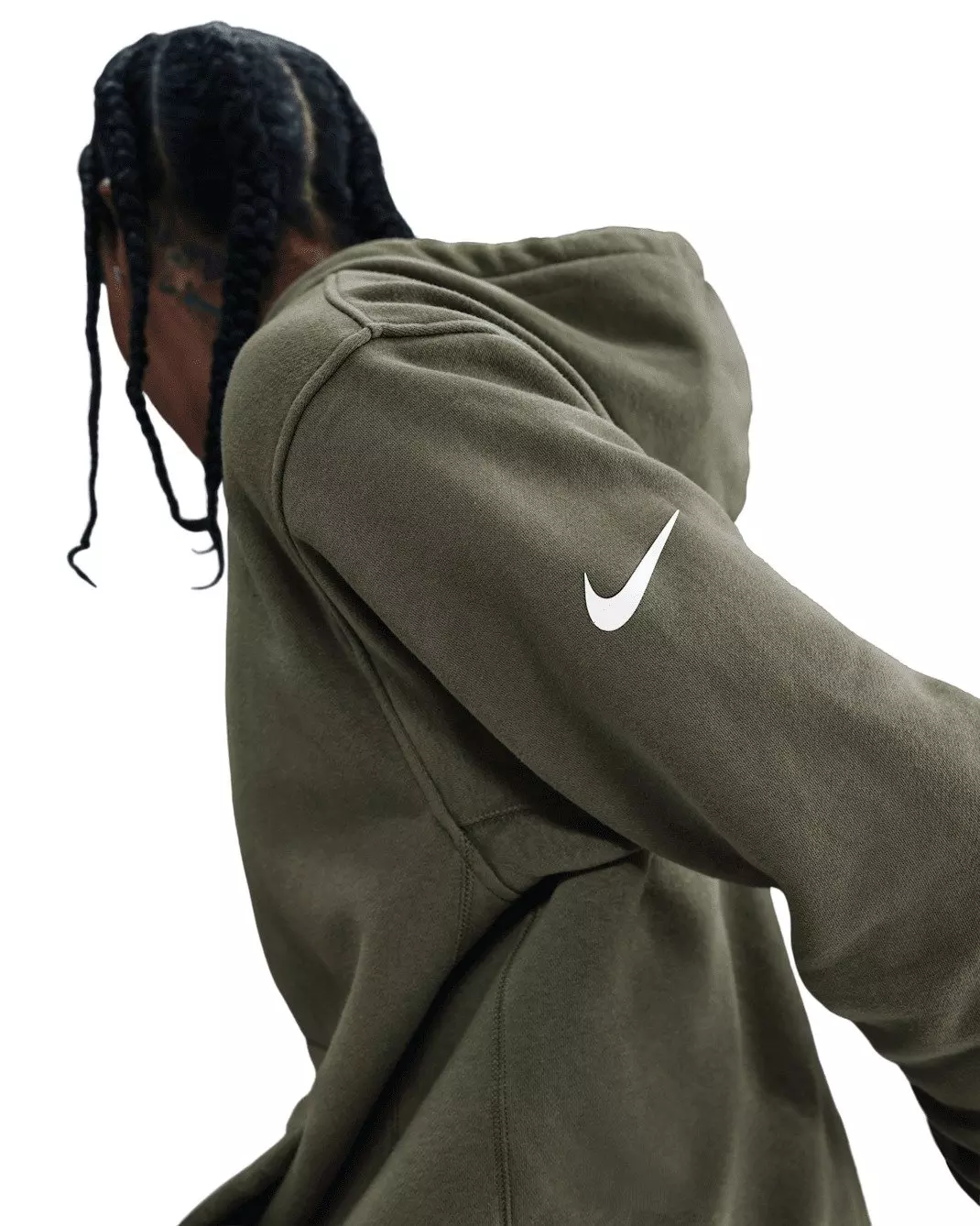 Nike Unisex Sabrina Fleece Hoodie - Olive - OLIVE
