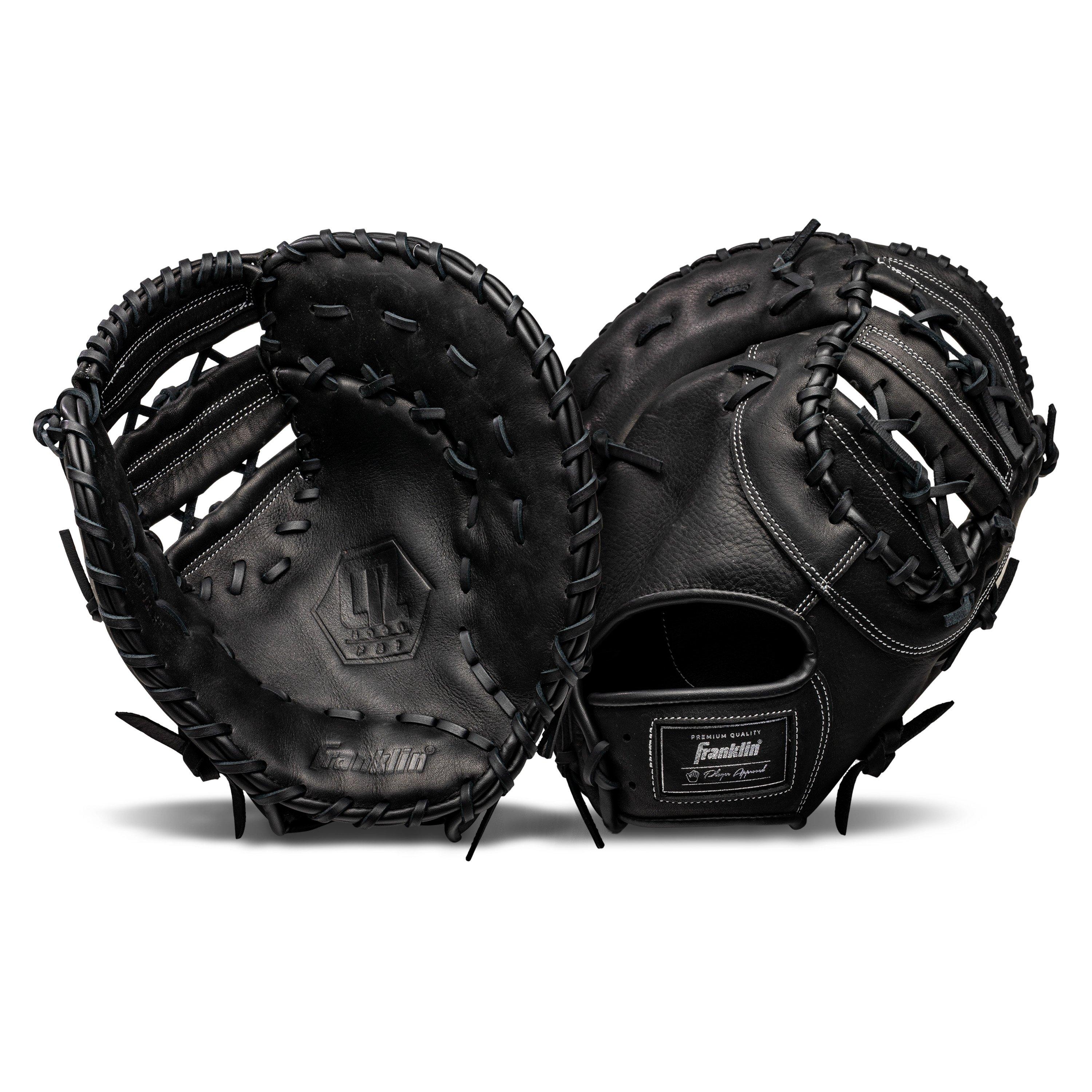 Franklin Sports CTZ5000 12.5" Baseball First Baseman's Glove RHT - Black - BLACK Thumbnail View 3