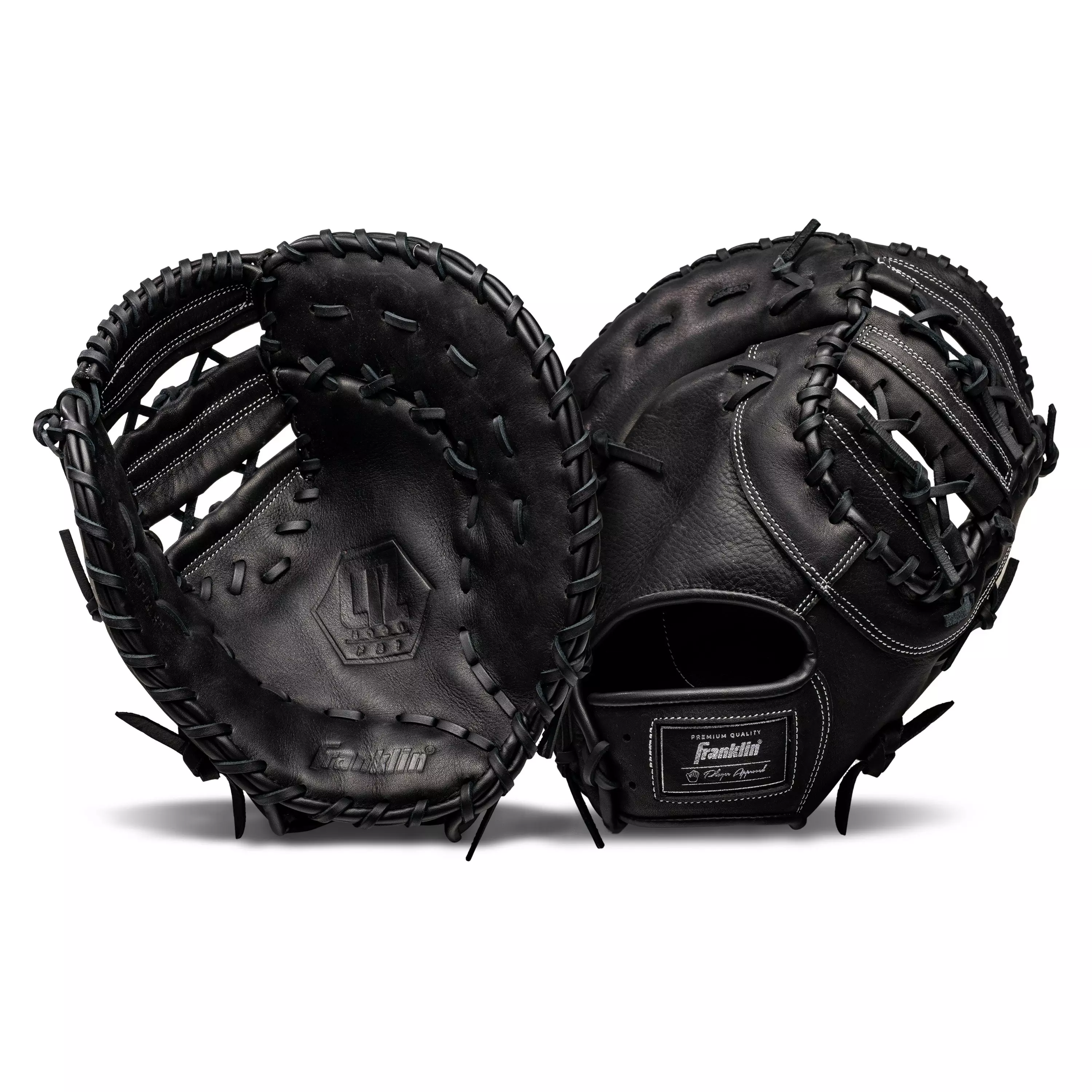 Franklin Sports CTZ5000 12.5" Baseball First Baseman's Glove RHT - Black - BLACK