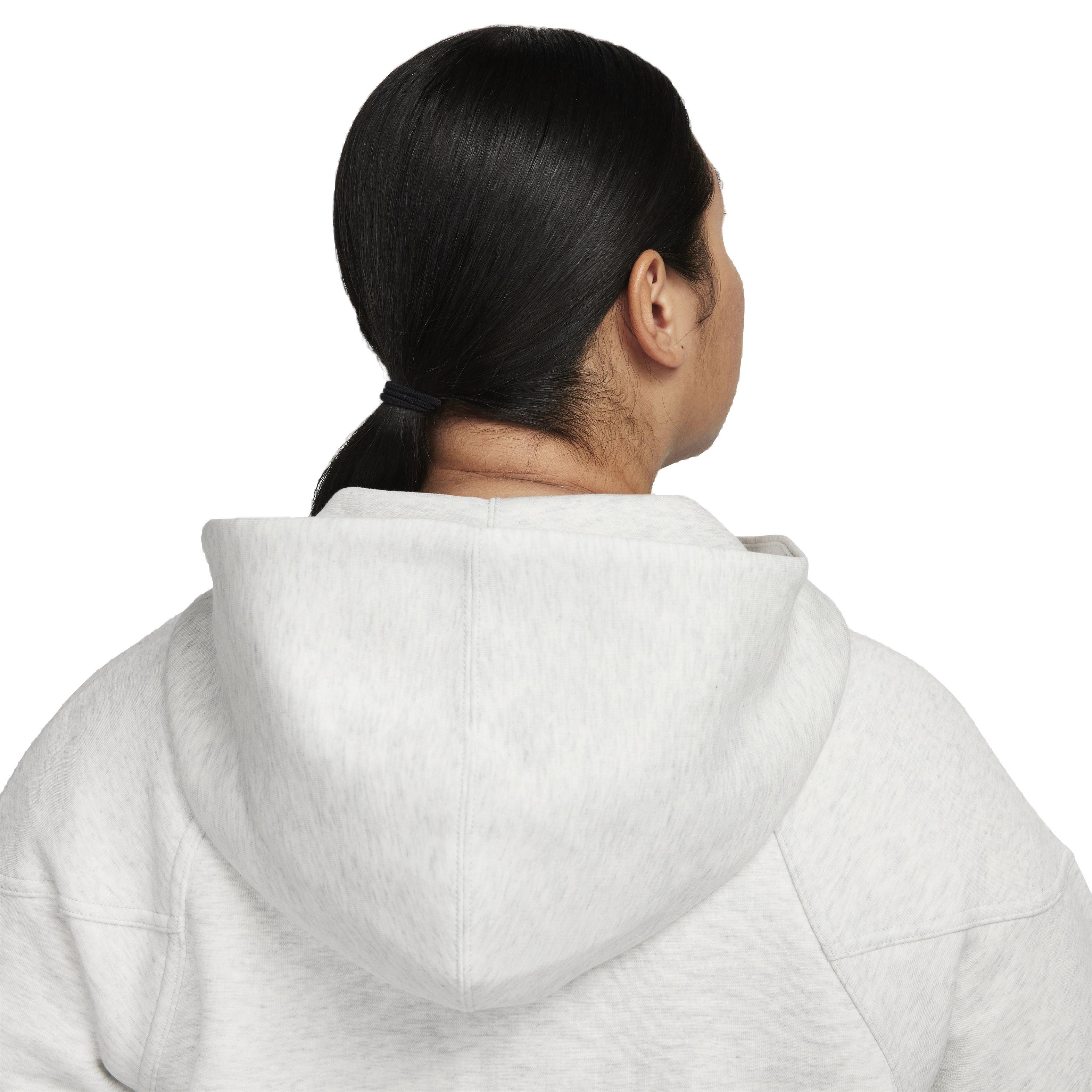 Nike Women's Sportswear Tech Fleece Windrunner Full-Zip Hooded Jacket - GREY Thumbnail View 6