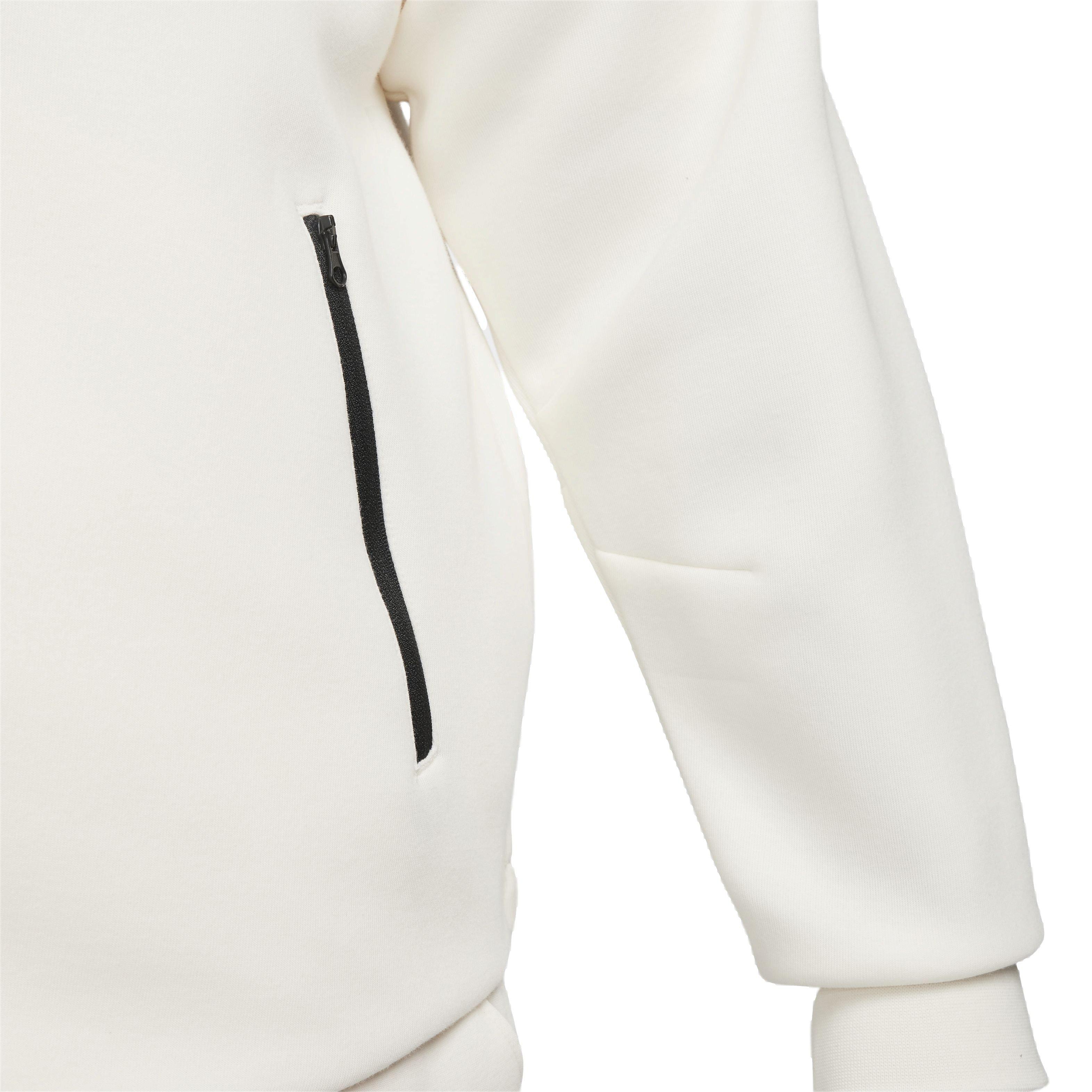 Nike Women's Sportswear Tech Fleece Windrunner Full-Zip Hooded Jacket - WHITE Thumbnail View 5