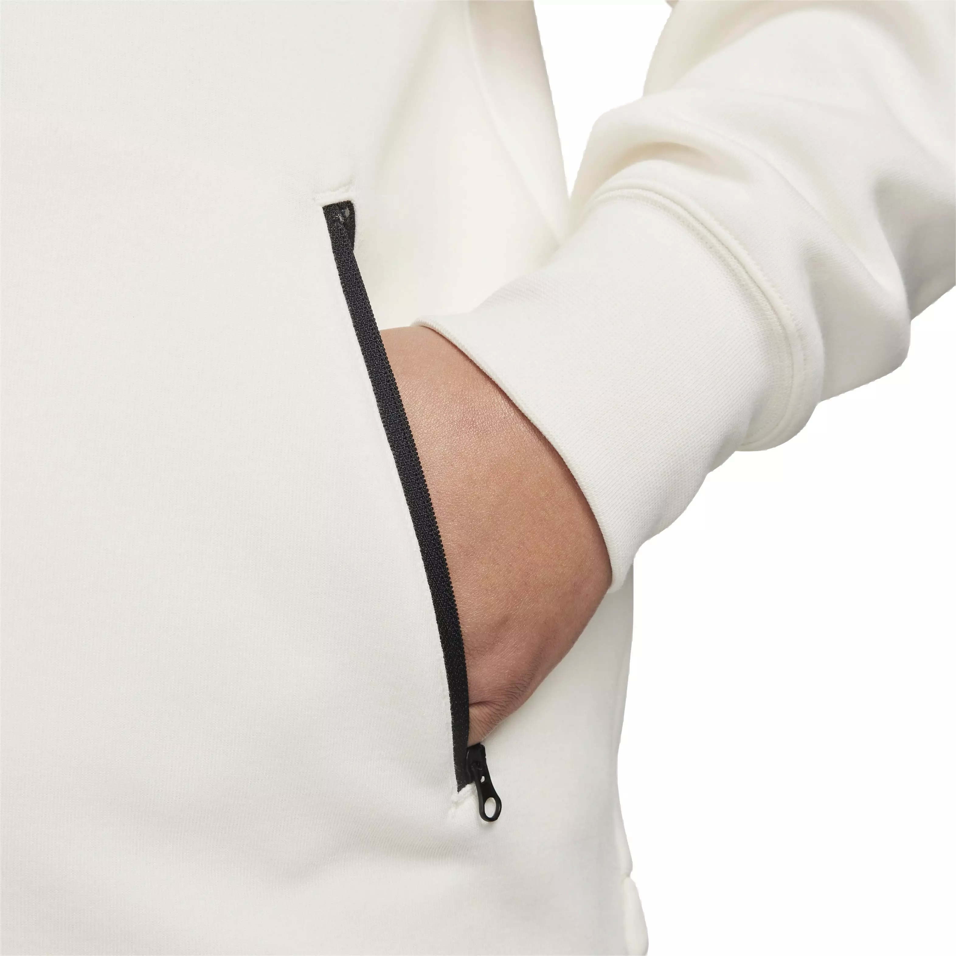 Nike Women's Sportswear Tech Fleece Windrunner Full-Zip Hooded Jacket - WHITE