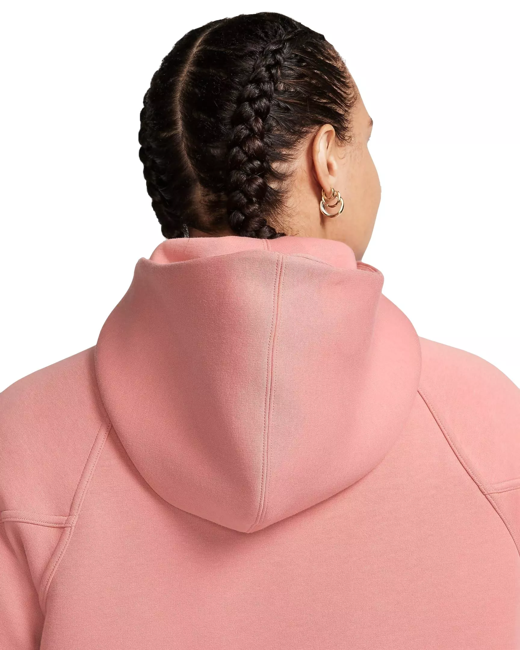 Nike Women's Sportswear Tech Fleece Windrunner Full-Zip Hooded Jacket - PINK