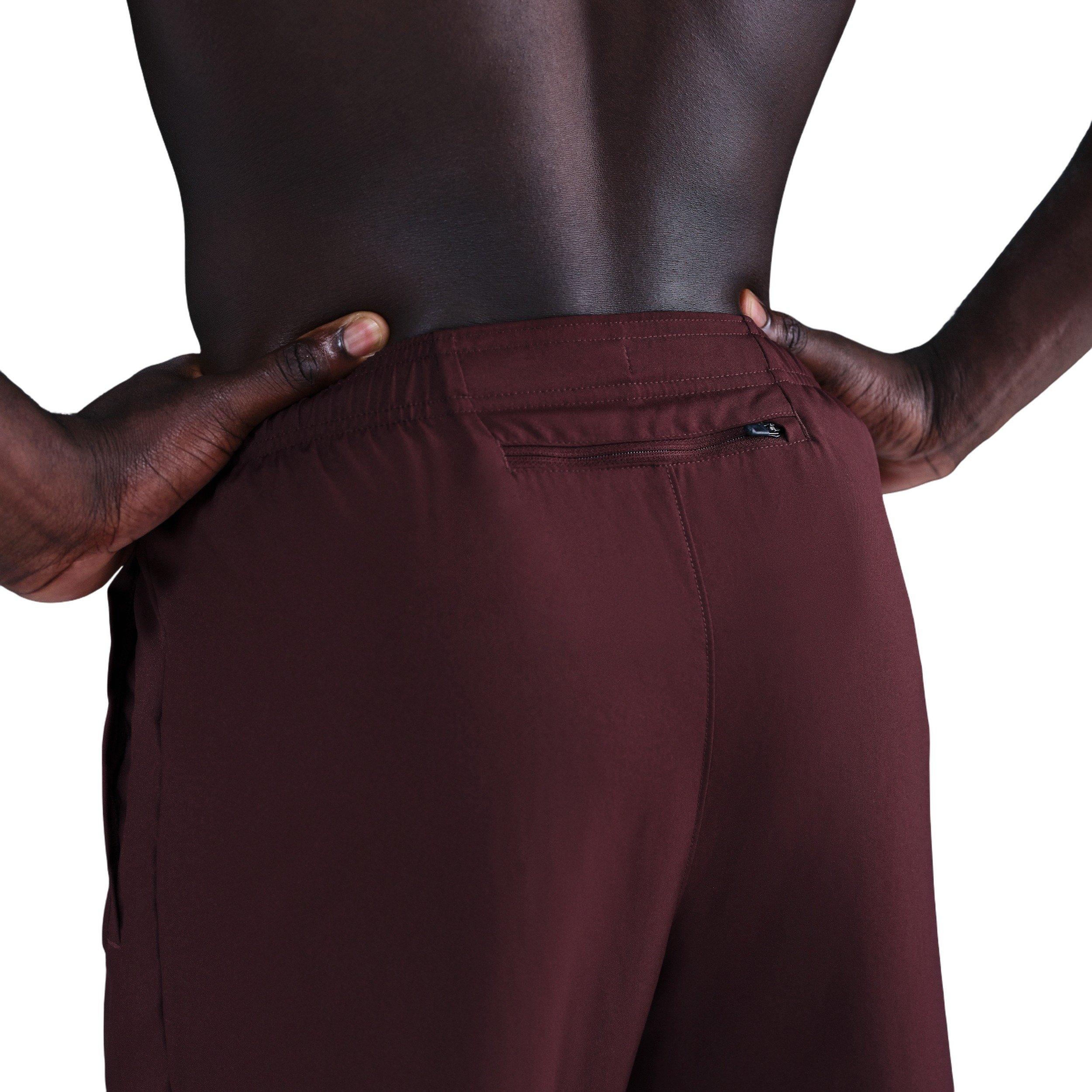 Nike Men's Challenger Dri-FIT Woven Running Pants - Red - RED Thumbnail View 2