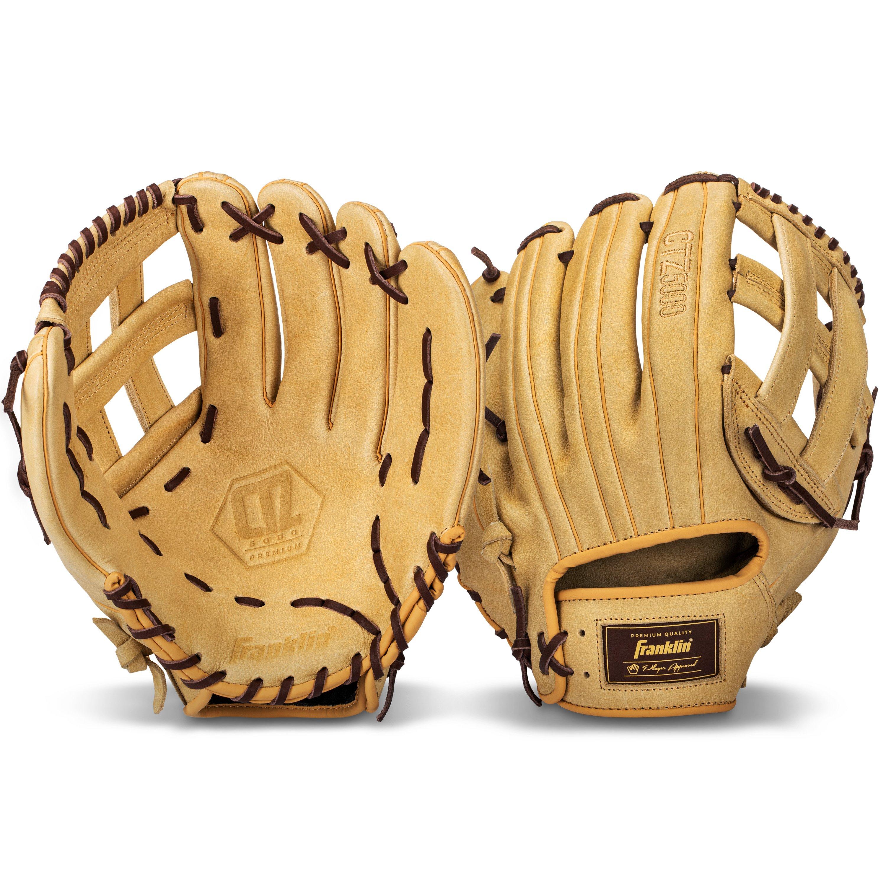 Franklin Sports CTZ5000 13" Baseball Fielding Glove RHT - Brown - BROWN Thumbnail View 2