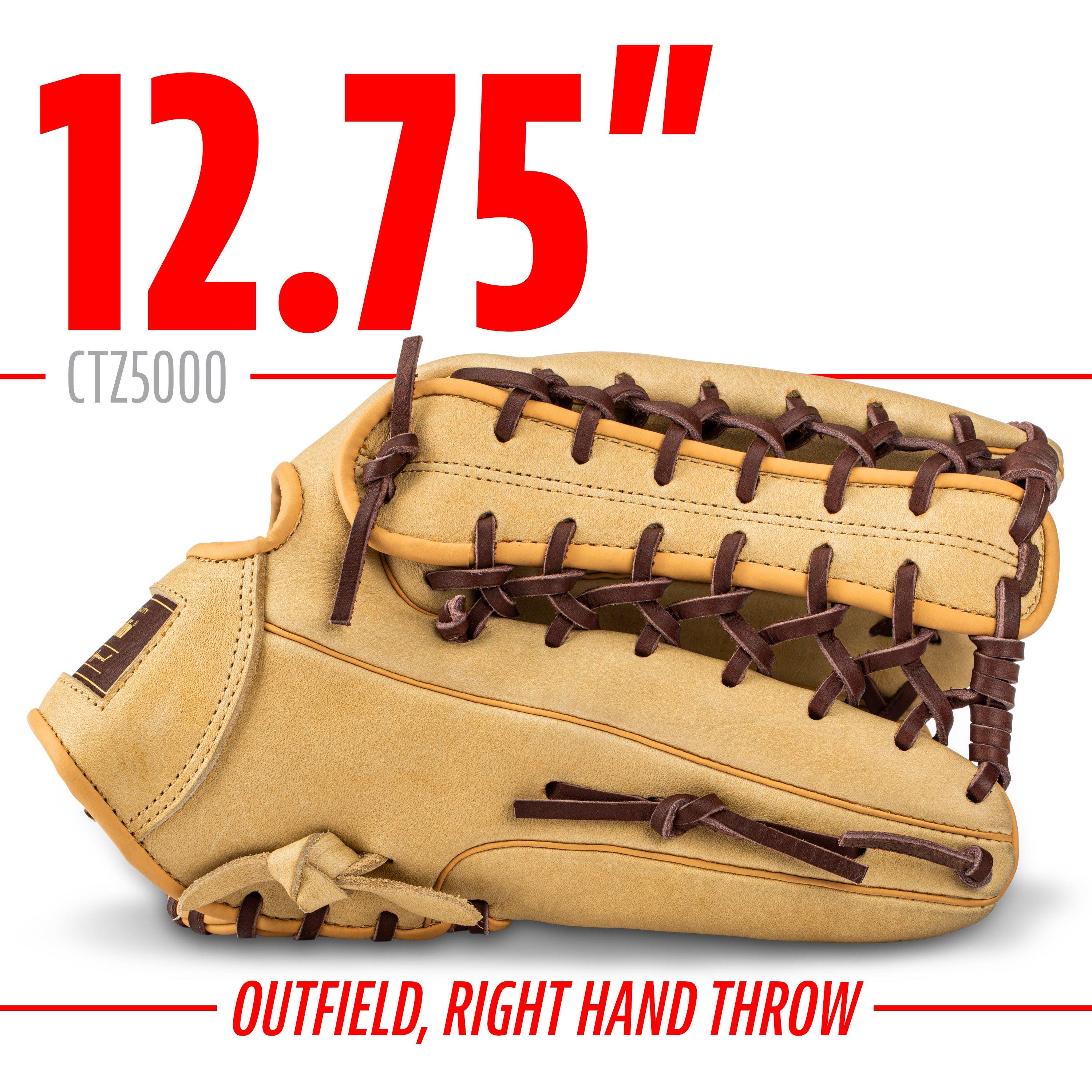 Franklin Sports CTZ5000 12.75" Baseball Fielding Glove RHT - Brown - BROWN Thumbnail View 3