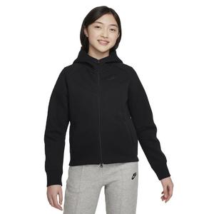 Nike Girls' Sportswear Tech Fleece Full-Zip LS Hooded Jacket
