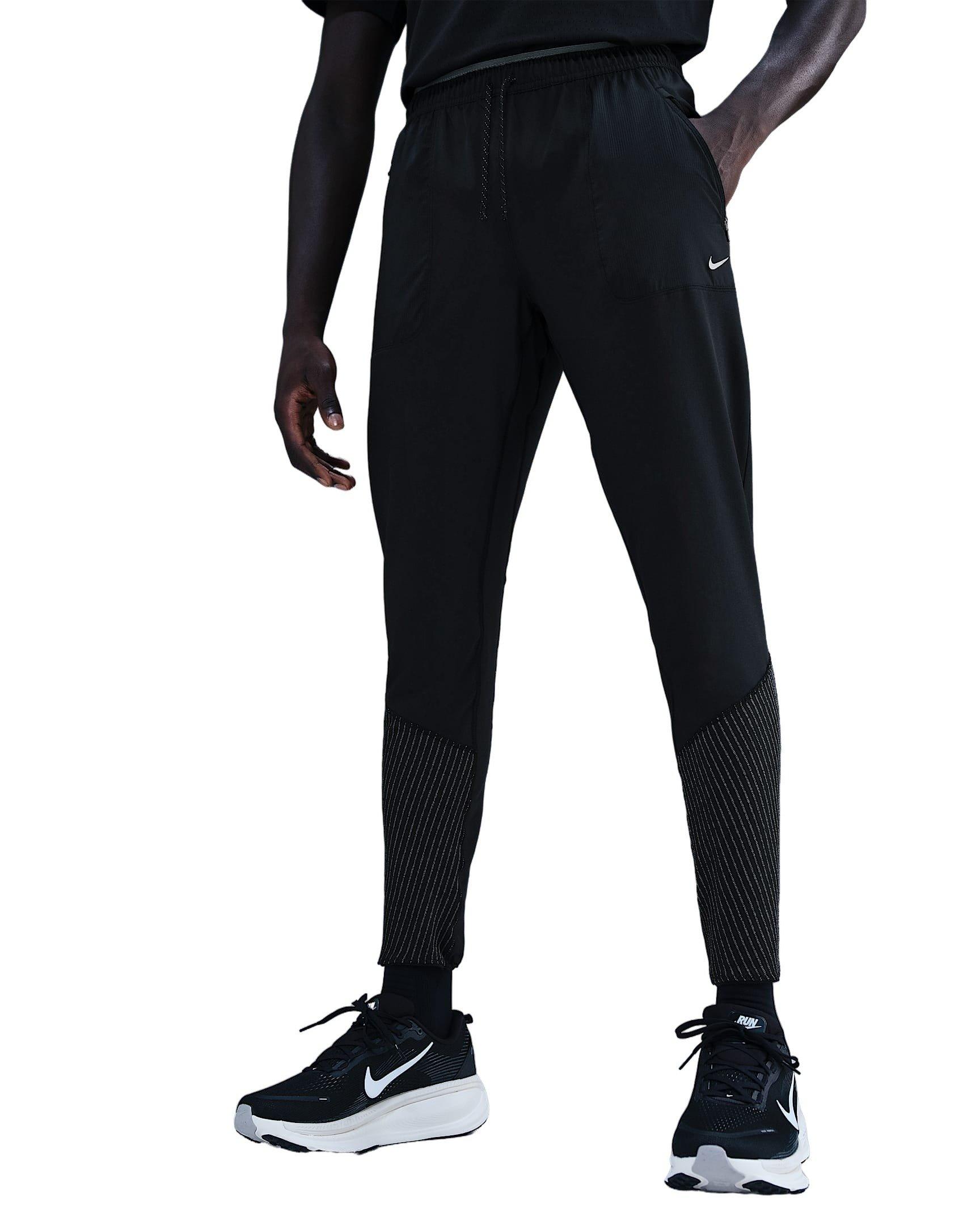 Nike Men's Dri-FIT Running Pants with Reflective Accents - Black - BLACK Thumbnail View 1