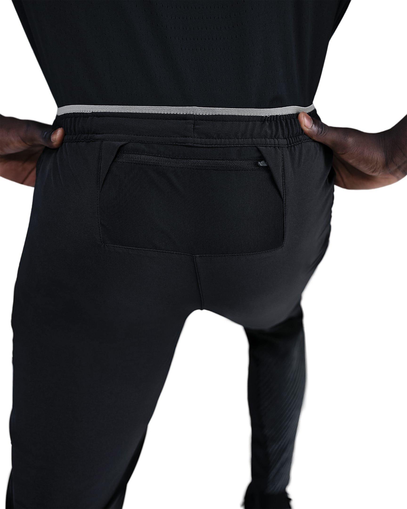 Nike Men's Dri-FIT Running Pants with Reflective Accents - Black - BLACK Thumbnail View 2