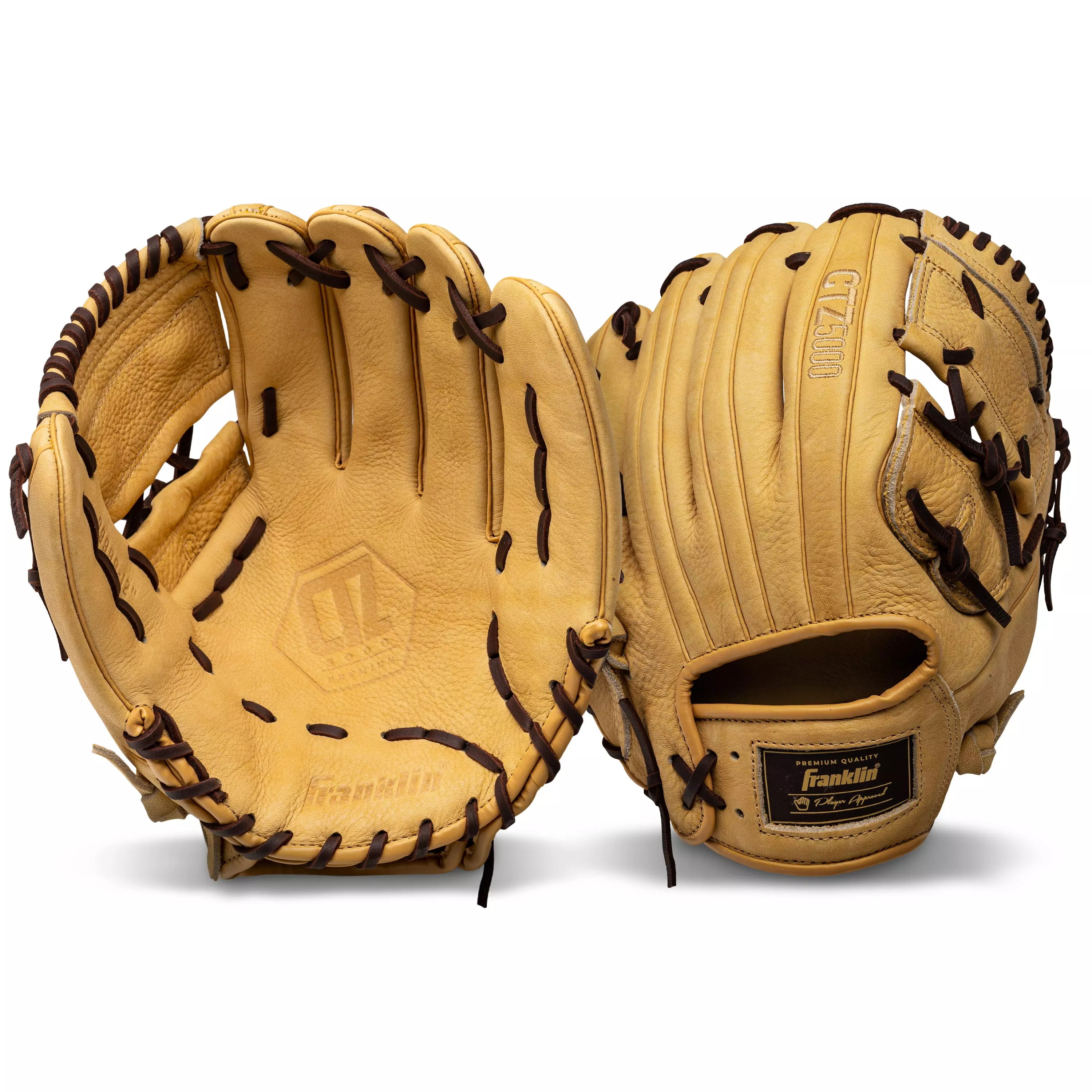 Franklin Sports CTZ5000 12" Baseball Fielding Glove RHT - Brown - BROWN