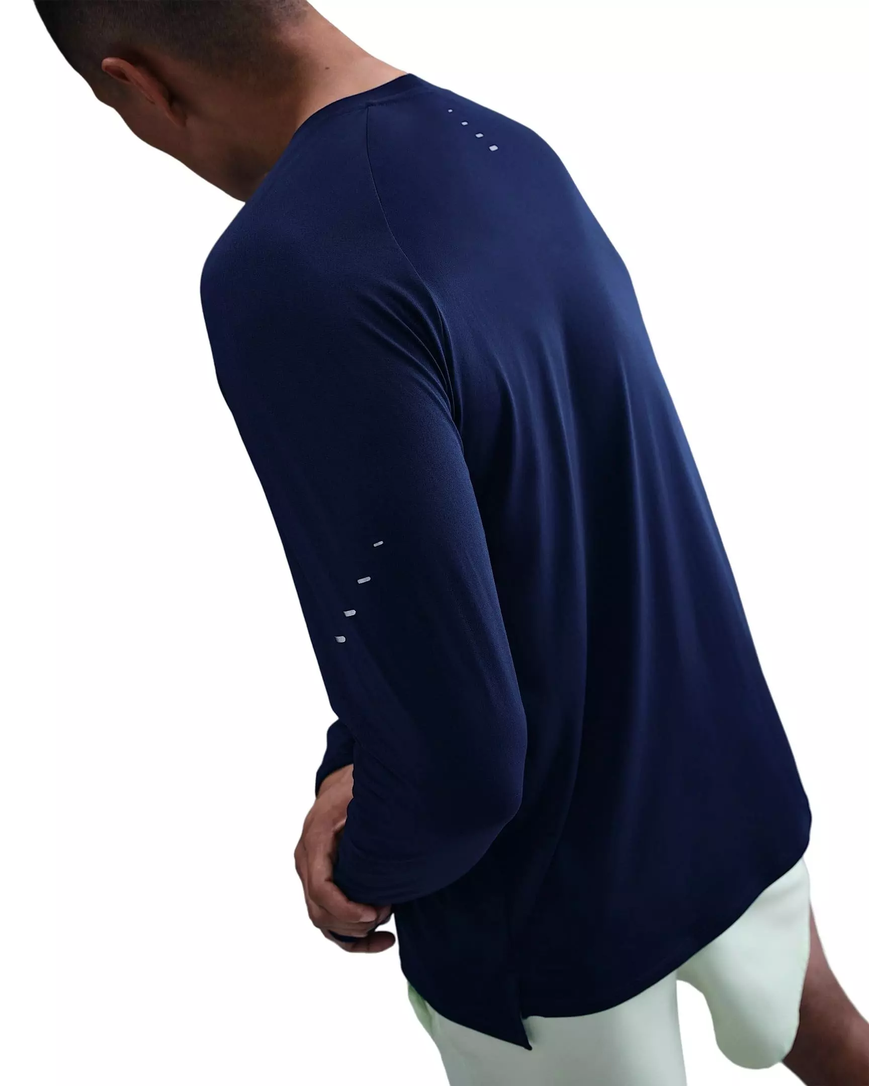 Nike Men's Stride Dri-FIT ADV Long-Sleeve Running Top - BLUE