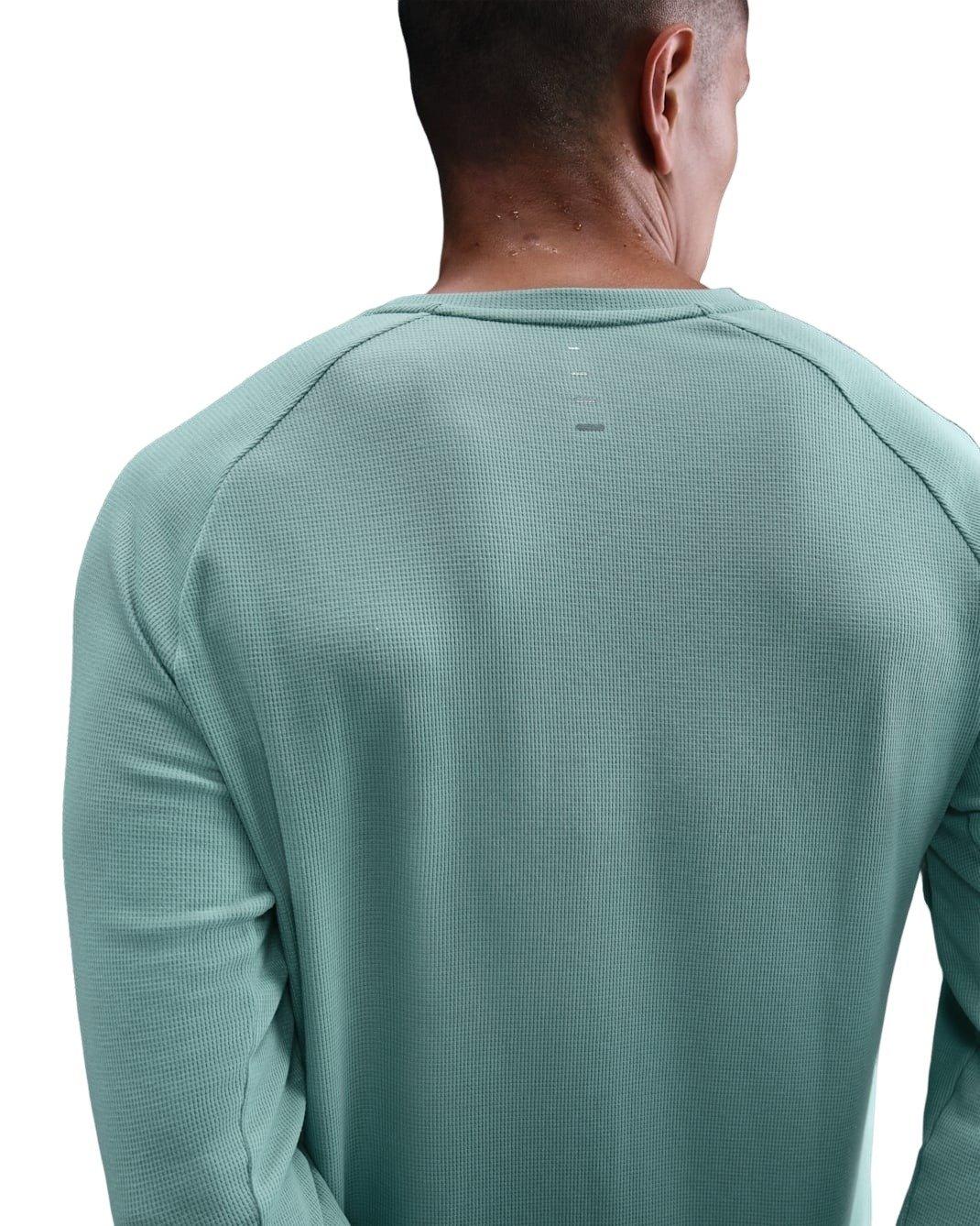 Nike Men's Stride Dri-FIT Running Waffle Crew - GREEN Thumbnail View 2