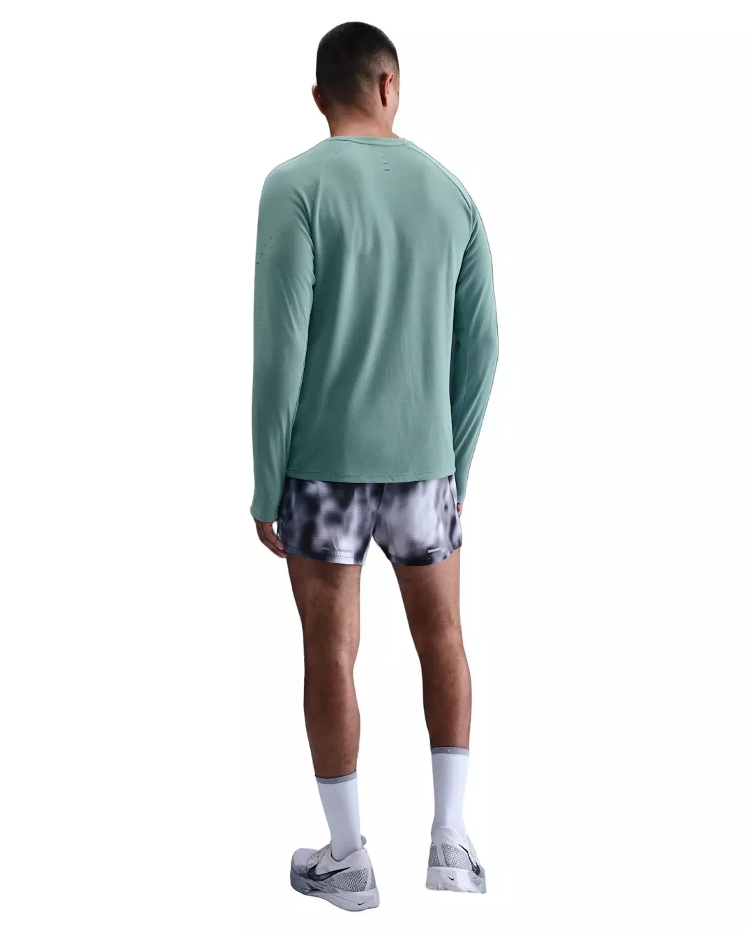 Nike Men's Stride Dri-FIT Running Waffle Crew - GREEN