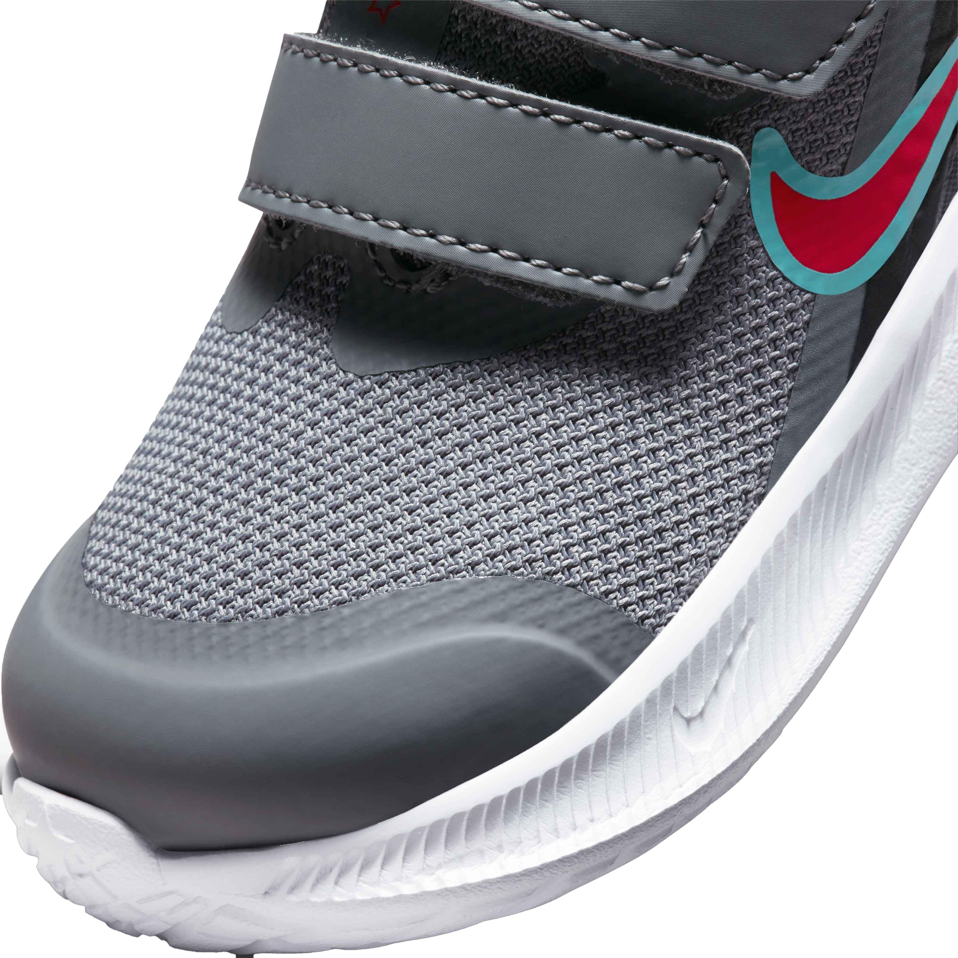 Nike Star Runner 3 "Smoke Grey/Siren Red/Black" Infant Boys' Running Shoe - GREY Thumbnail View 7