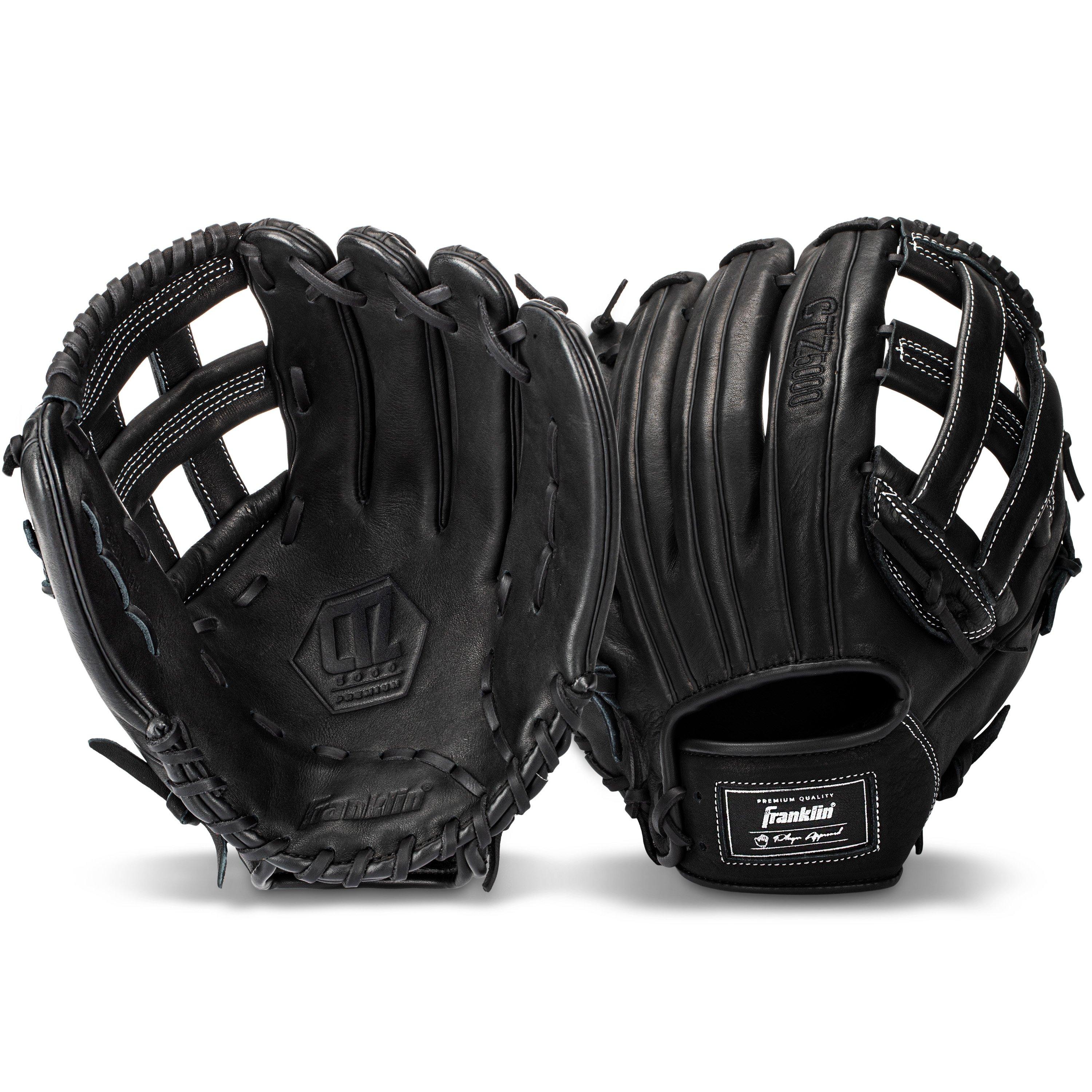 Franklin Sports CTZ5000 13" Baseball Fielding Glove RHT - Black - BLACK Thumbnail View 2