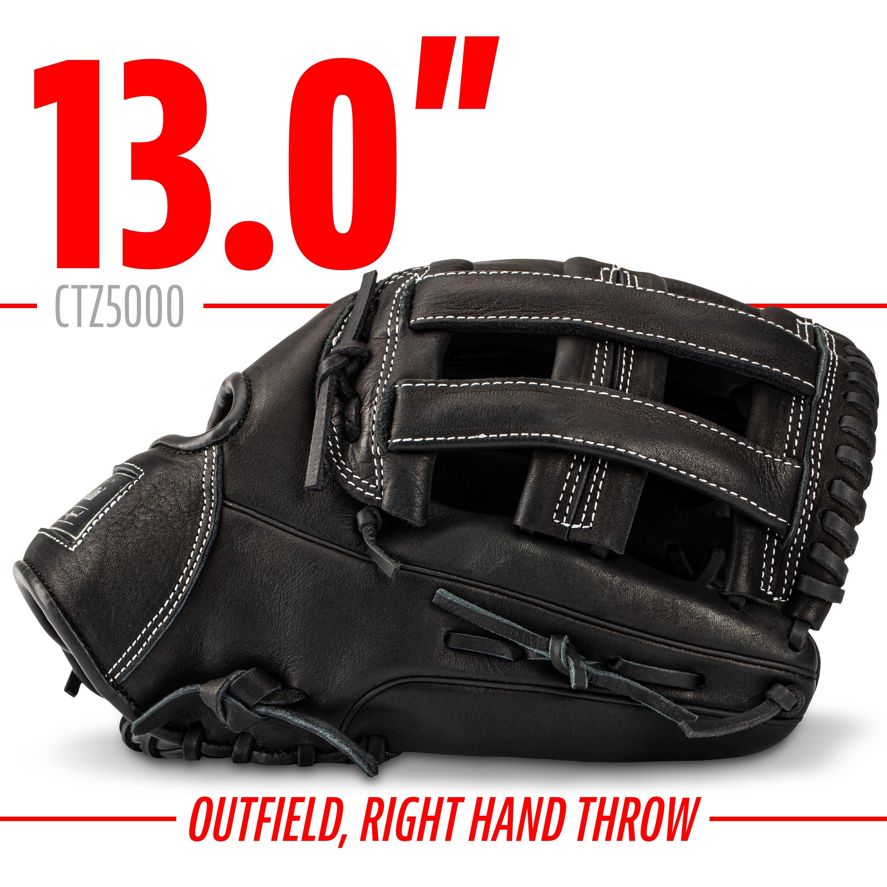 Franklin Sports CTZ5000 13" Baseball Fielding Glove RHT - Black - BLACK Thumbnail View 3
