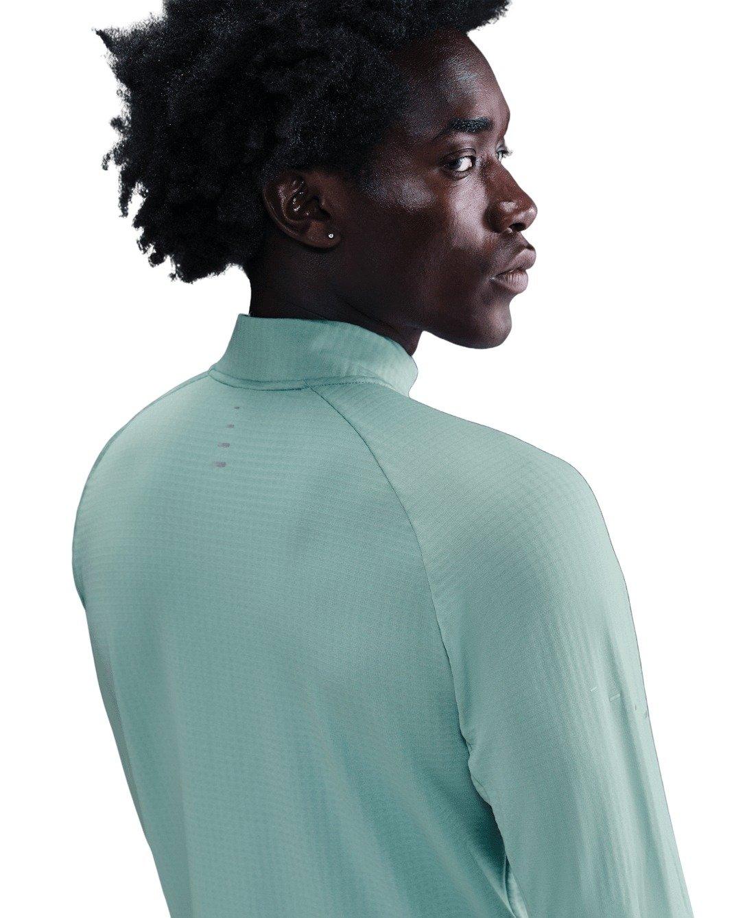 Nike Men's Stride Therma-FIT Repel Winterized 1/2-Zip Running Top - GREEN Thumbnail View 2