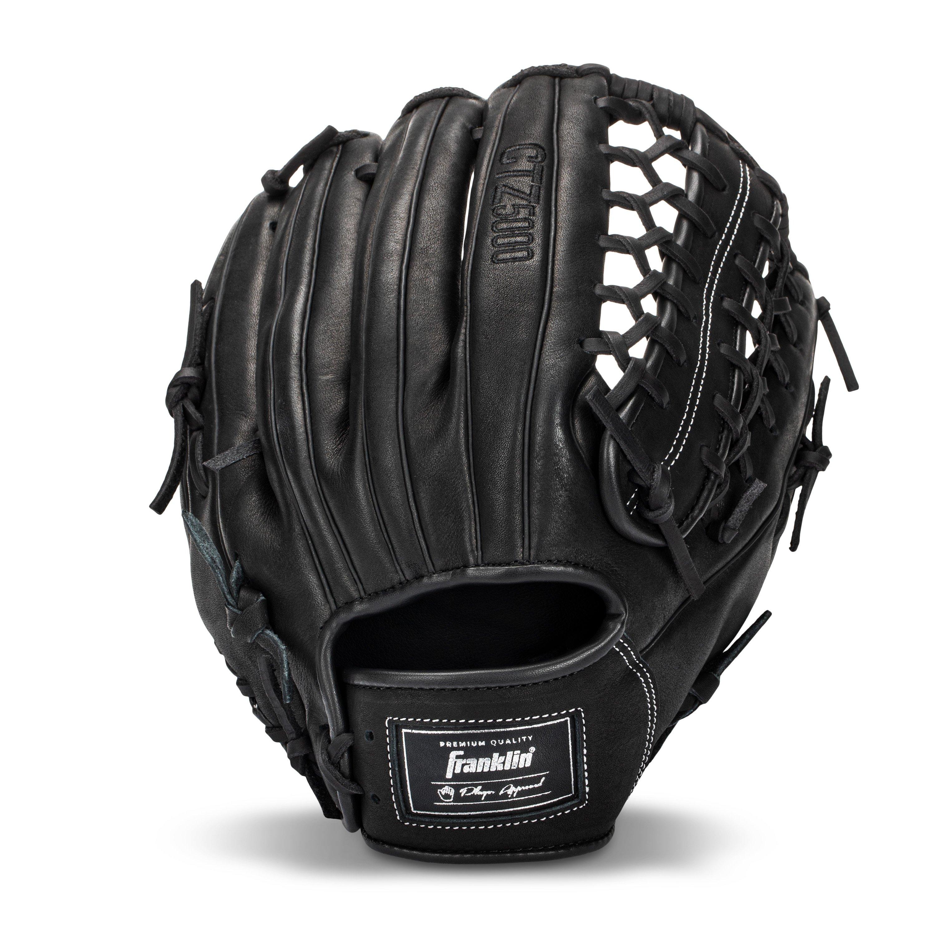 Franklin Sports CTZ5000 12.75" Baseball Fielding Glove RHT - Black - BLACK Thumbnail View 1