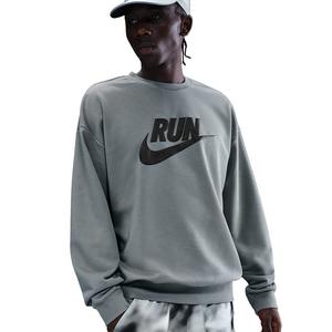 Nike Men's Dri-FIT Fleece Running Crew -Grey