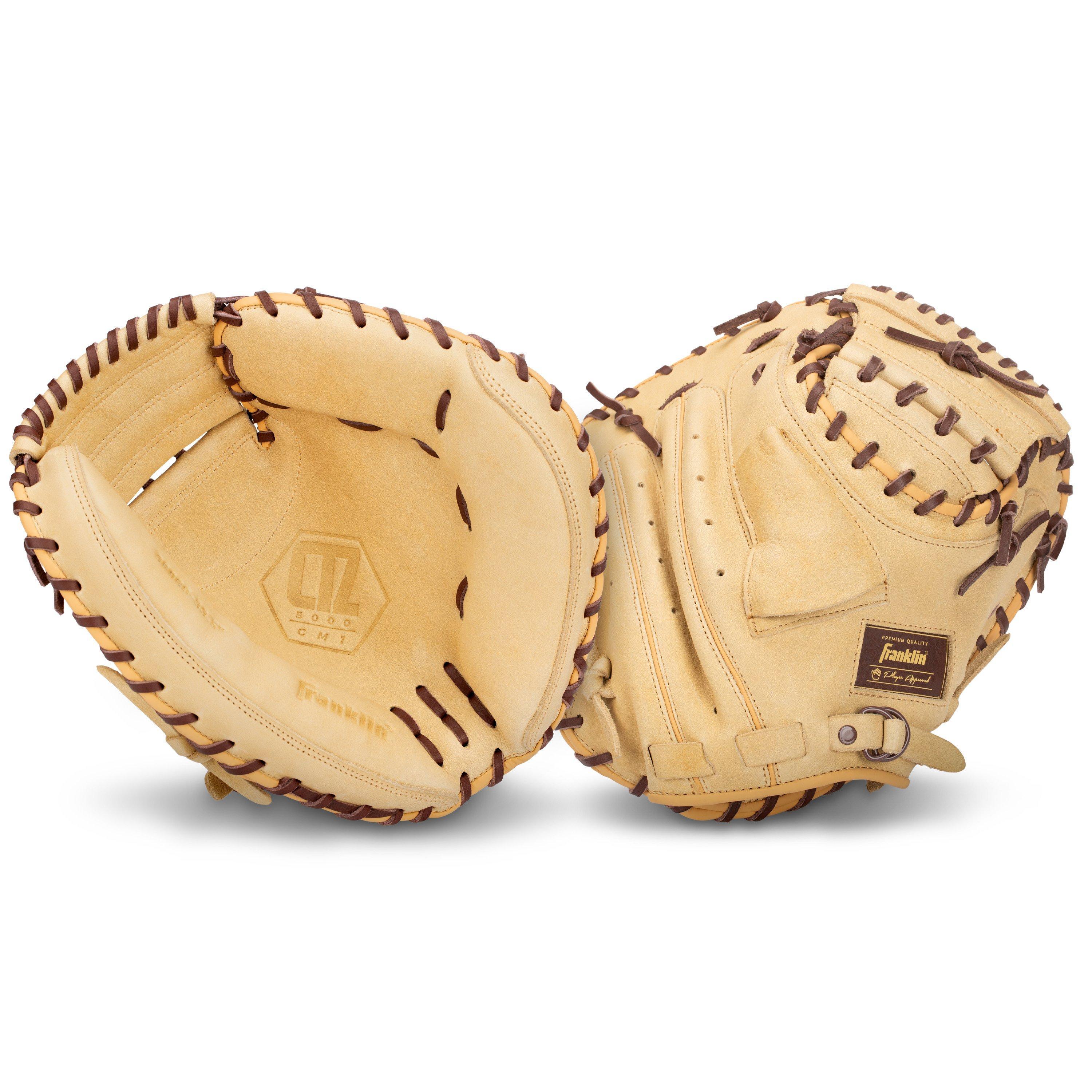 Franklin Sports CTZ50000 Baseball Catcher's Mitt - Brown - BROWN Thumbnail View 3