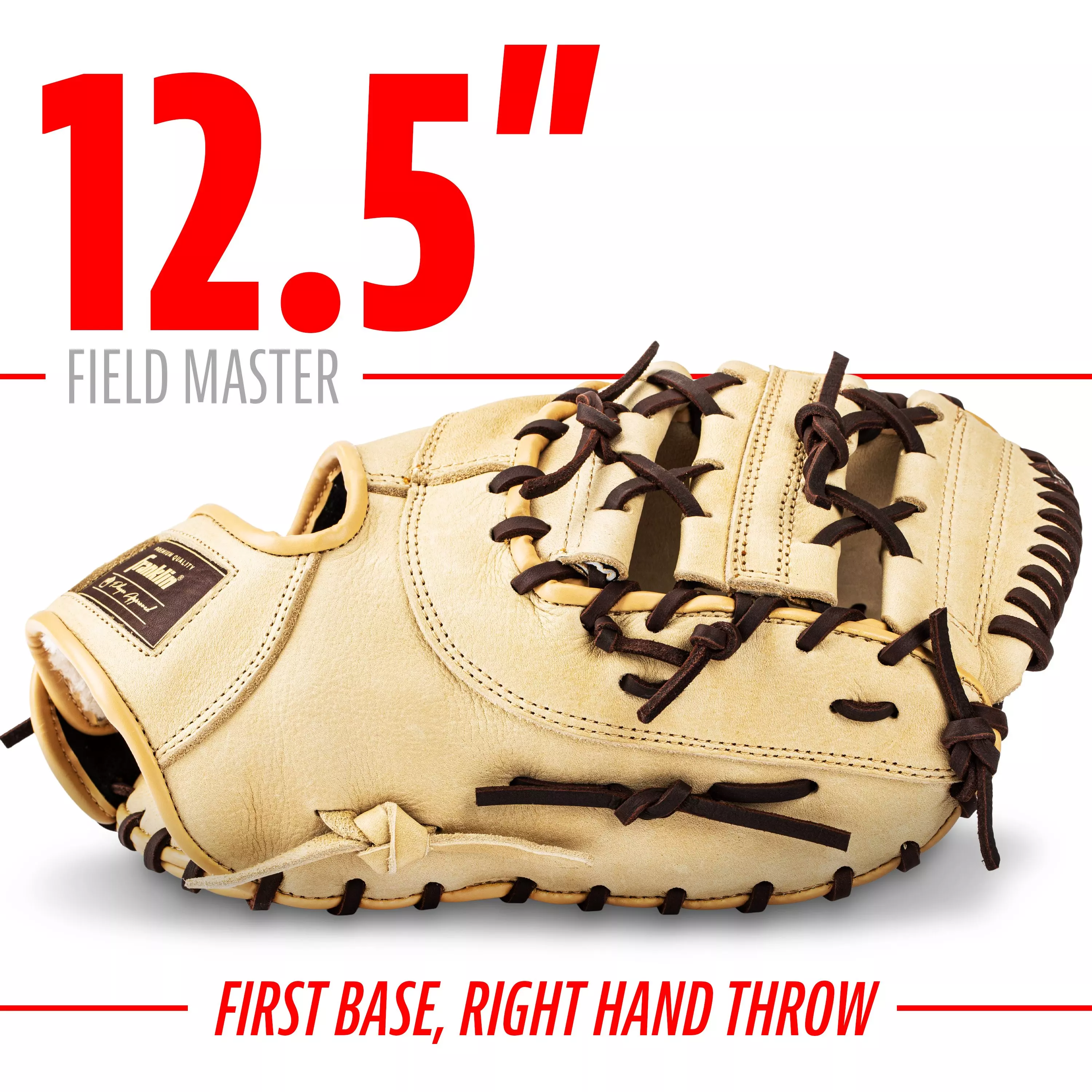 Franklin Sports CTZ5000 12.5" Baseball First Baseman's Glove RHT - Brown - BROWN