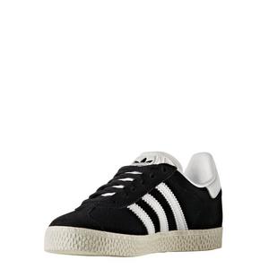 adidas Originals Gazelle "Core Black/Cloud White/Gold Metallic" Preschool Girls' Shoe