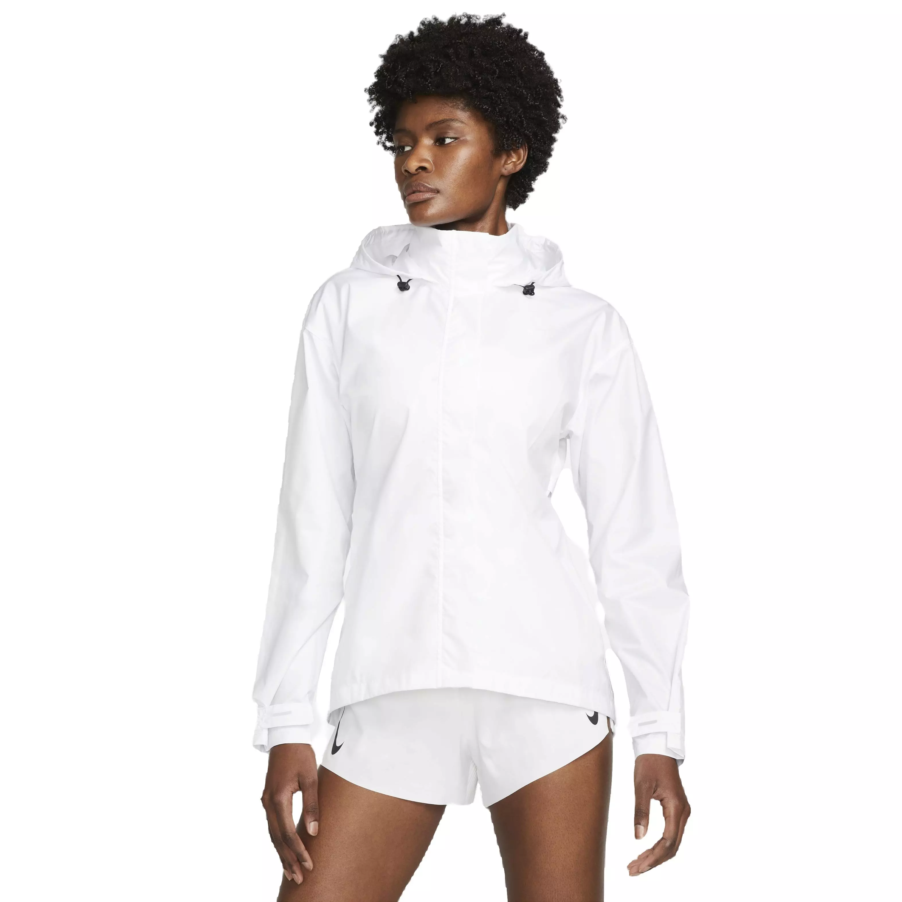 Nike Women's Fast Repel Running Jacket - WHITE