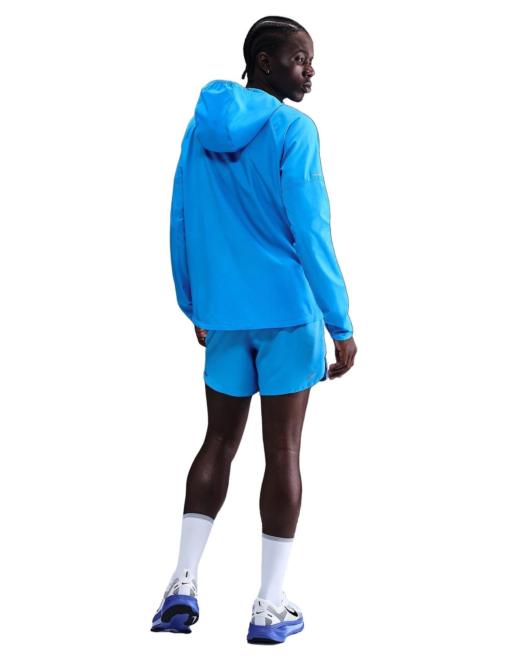 Nike Men's Stride Dri-FIT 5" Brief-Lined Running Shorts - BLUE Thumbnail View 5