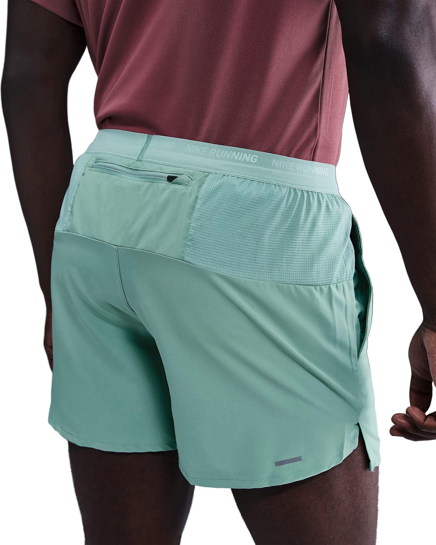 Nike Men's Stride Dri-FIT 5" Brief-Lined Running Shorts - GREEN Thumbnail View 2
