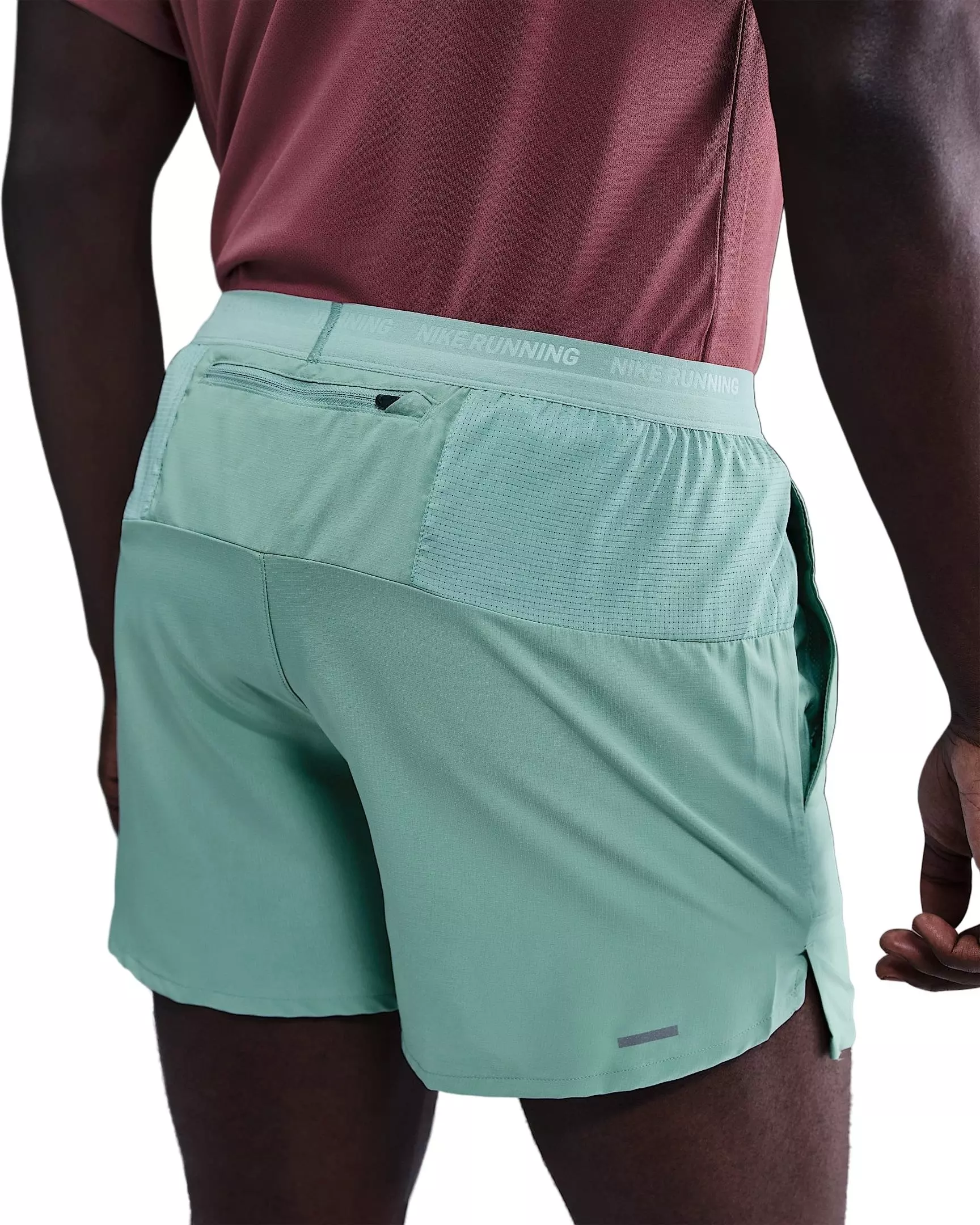 Nike Men's Stride Dri-FIT 5" Brief-Lined Running Shorts - GREEN