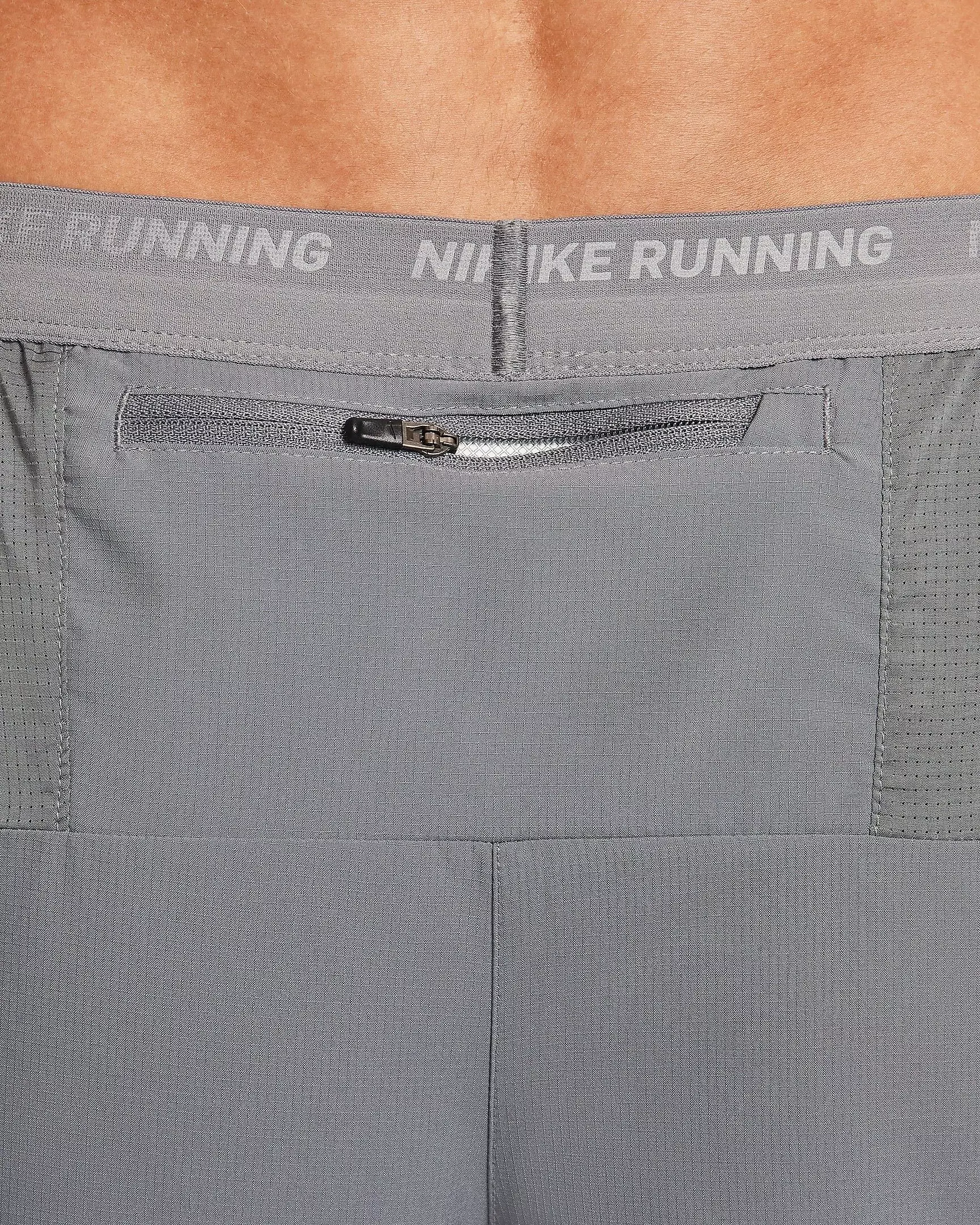 Nike Men's Stride Dri-FIT 5" 2-in-1 Running Shorts - GREY
