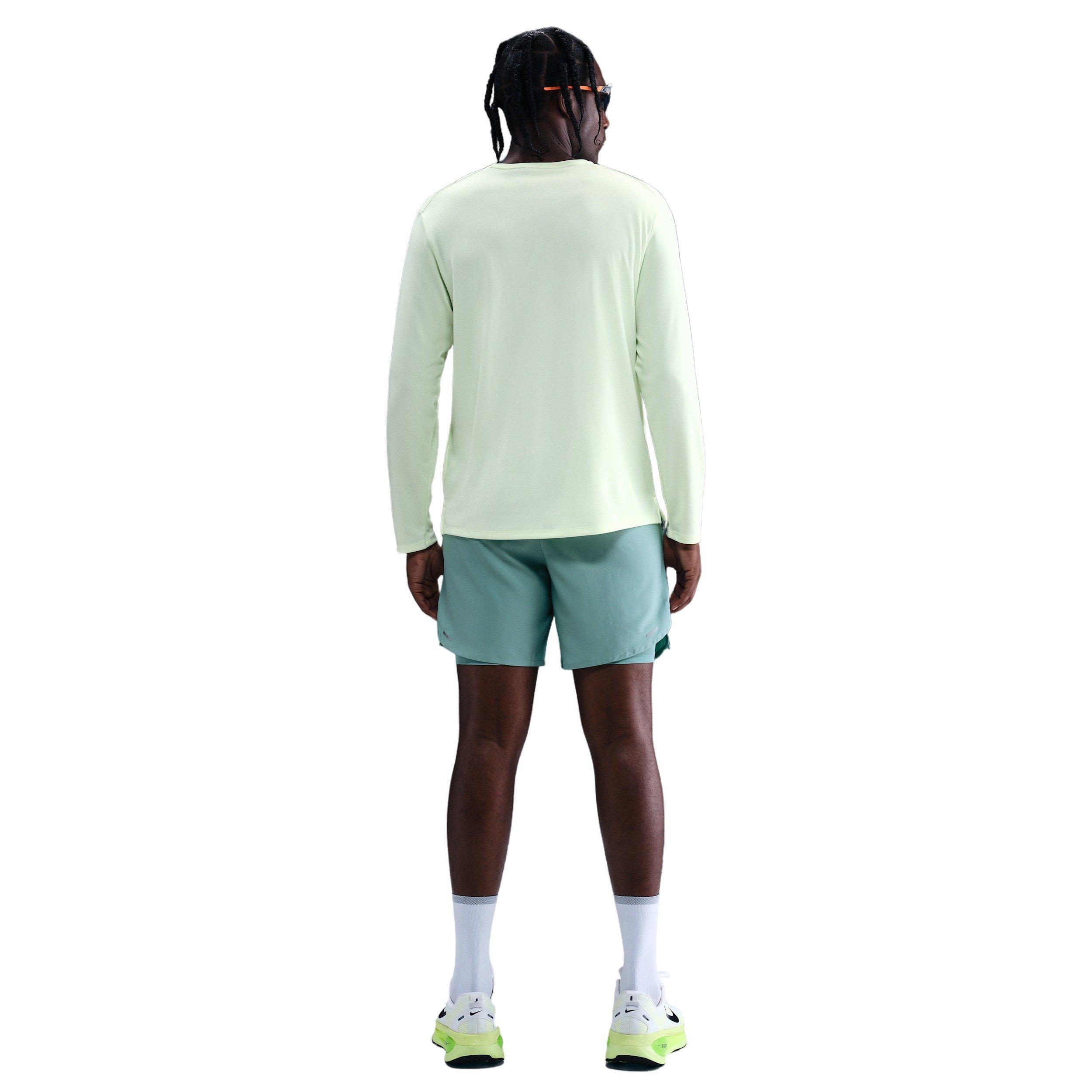 Nike Men's Stride Dri-FIT 5" 2-in-1 Running Shorts - GREEN Thumbnail View 2