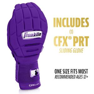 Franklin Sports MLB Adult CFX Slider PRT Protective Sliding Glove - Purple