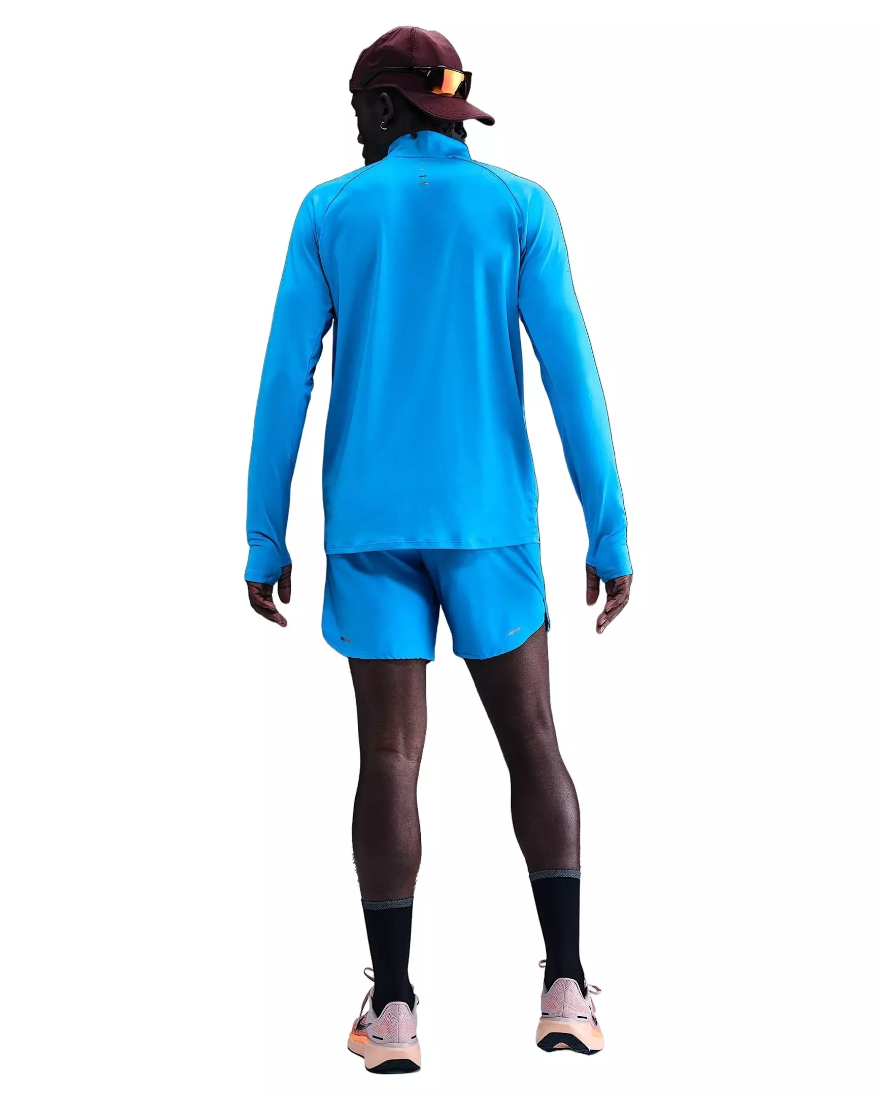 Nike Men's Stride Dri-FIT 7" brief-Lined Running Shorts - BLUE