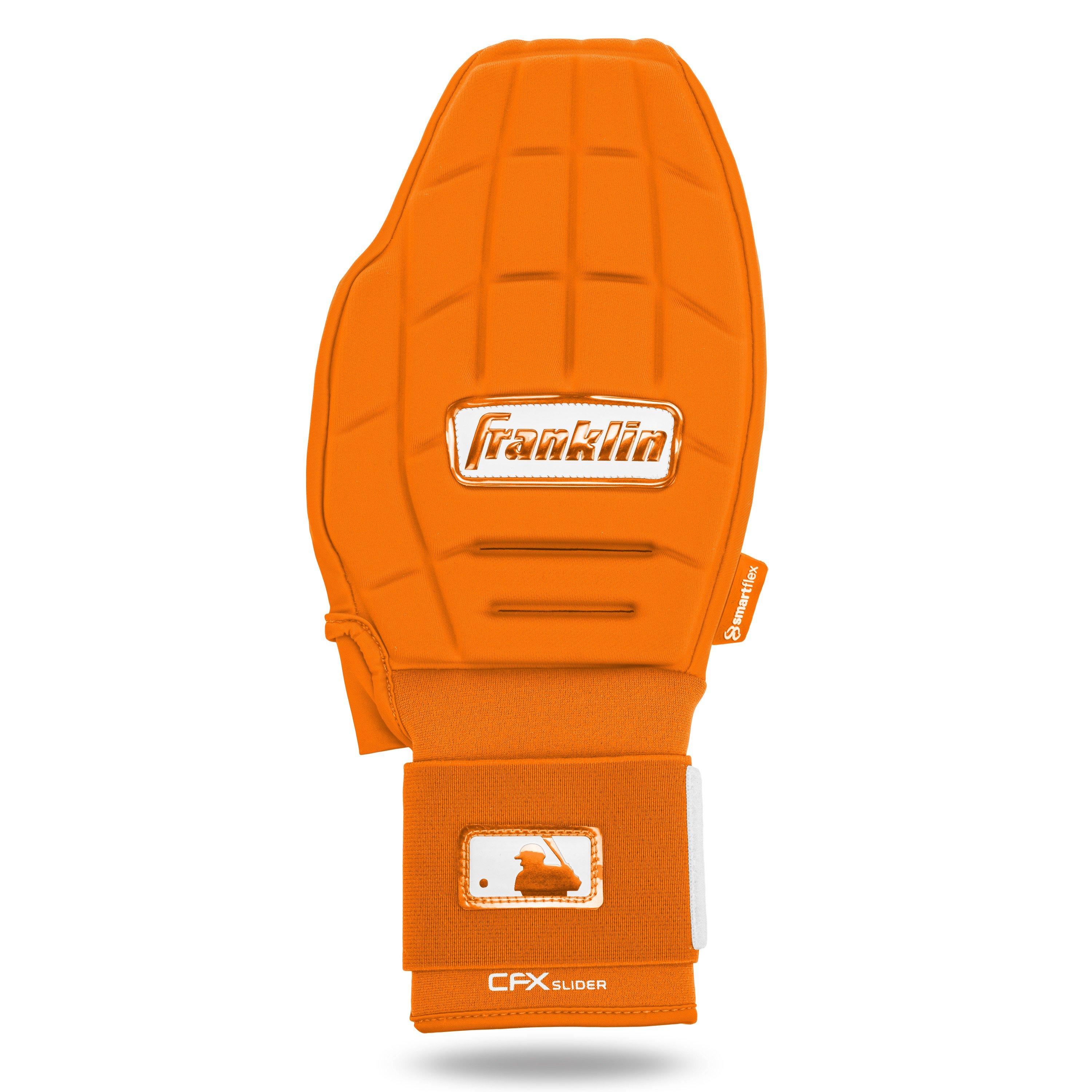 Franklin Sports MLB Adult CFX Slider PRT Protective Sliding Glove - Orange - ORANGE Thumbnail View 1