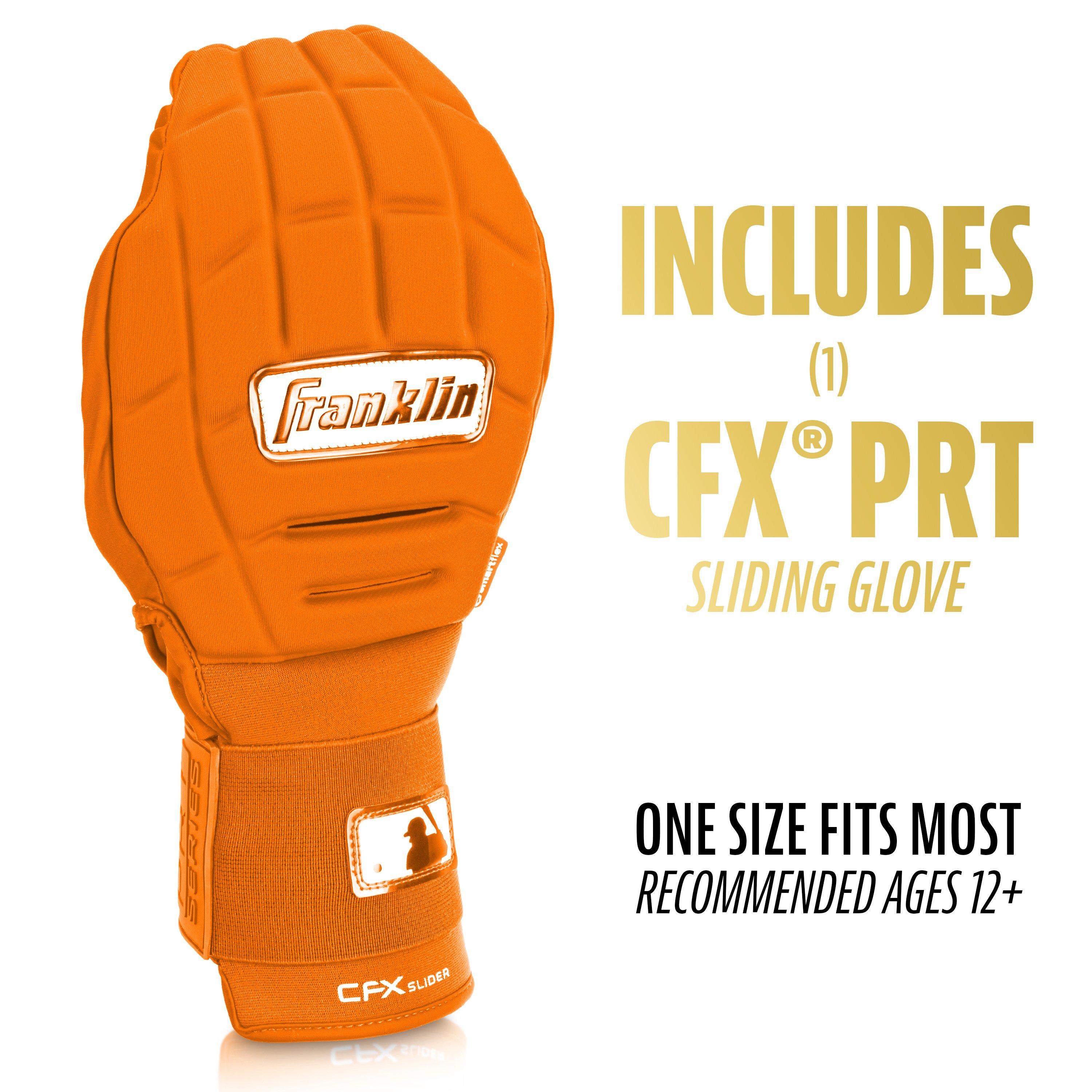 Franklin Sports MLB Adult CFX Slider PRT Protective Sliding Glove - Orange - ORANGE Thumbnail View 2