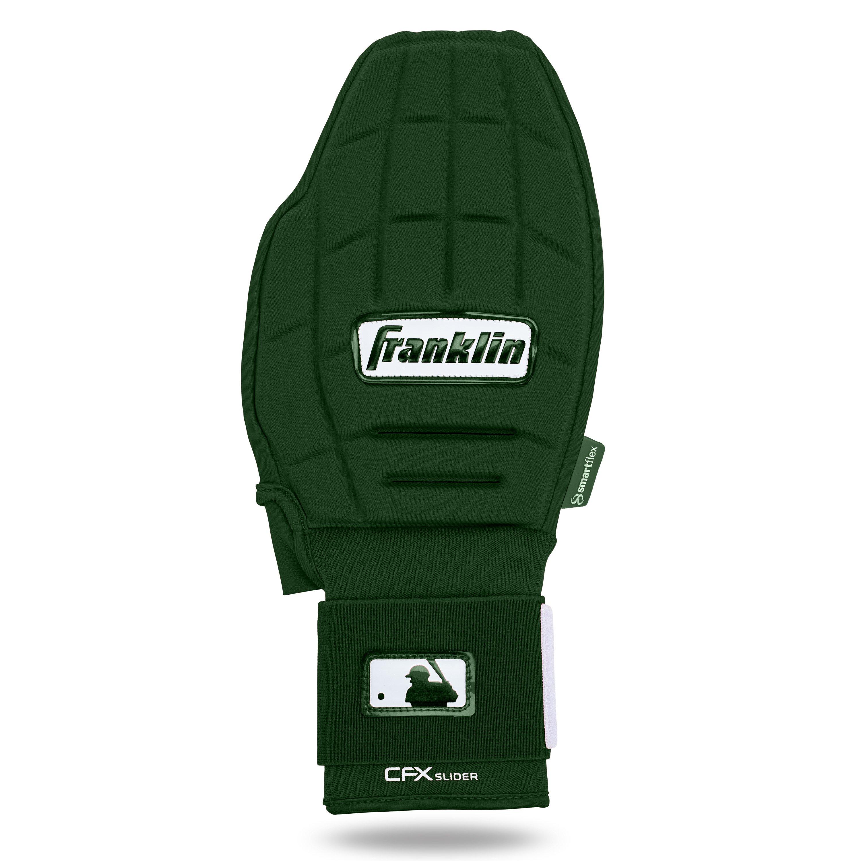 Franklin Sports MLB Adult CFX Slider PRT Protective Sliding Glove - Forrest Green - FOREST GREEN Thumbnail View 1