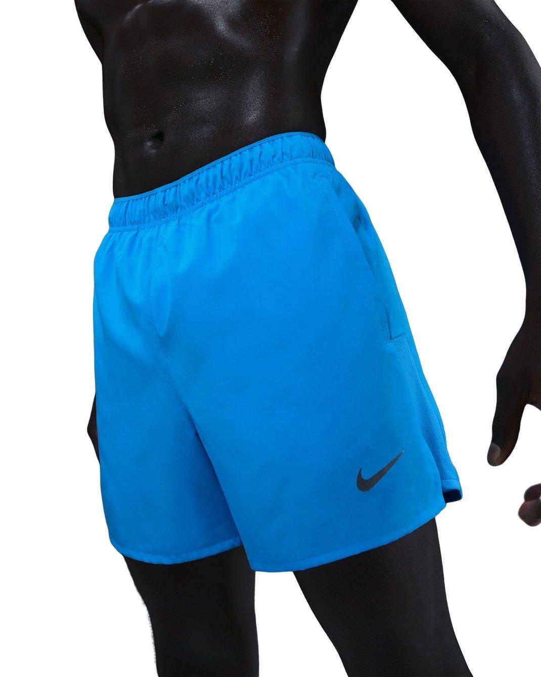 Nike Men's Challenger 5" Dri-FIT Running Shorts with Underwear Liner - BLUE Thumbnail View 1