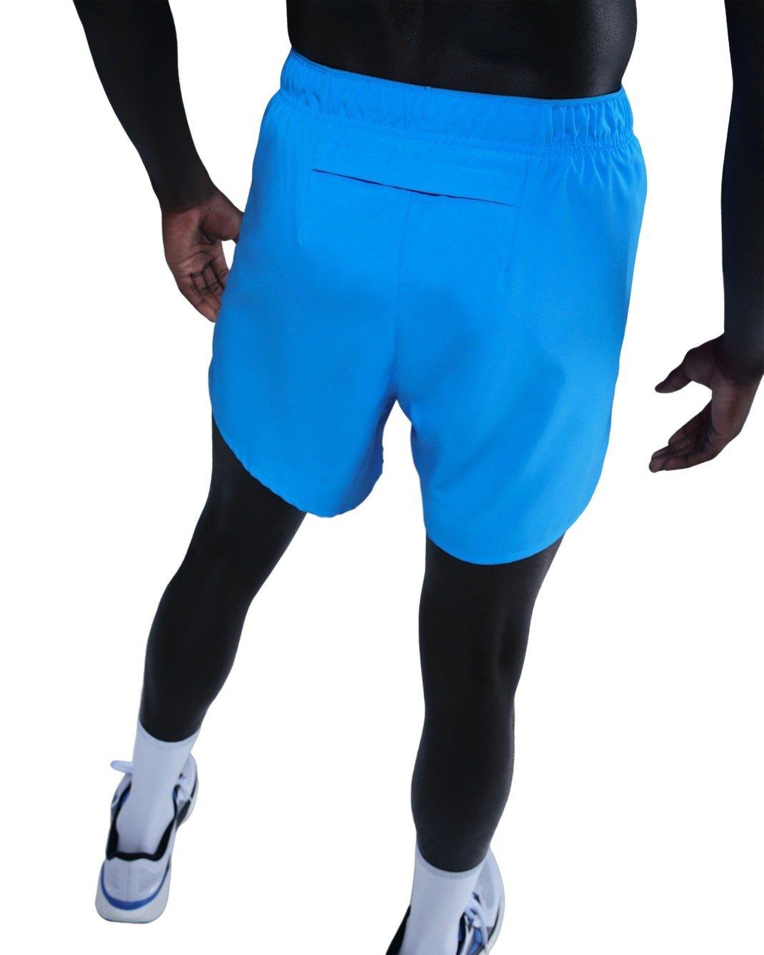 Nike Men's Challenger 5" Dri-FIT Running Shorts with Underwear Liner - BLUE Thumbnail View 2