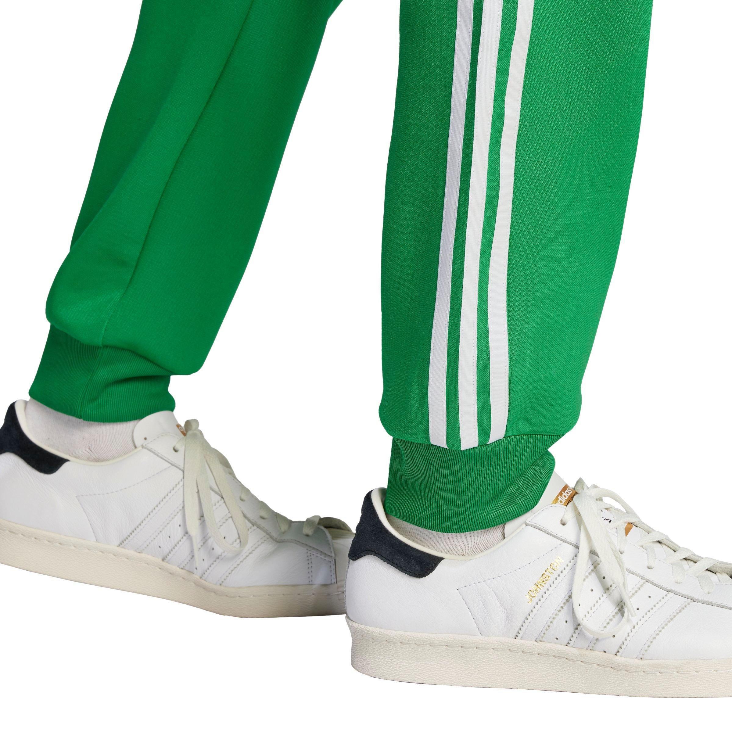 adidas Originals Men\'s SST | Adicolor Classics City Hibbett - Gear Pants-Green Track