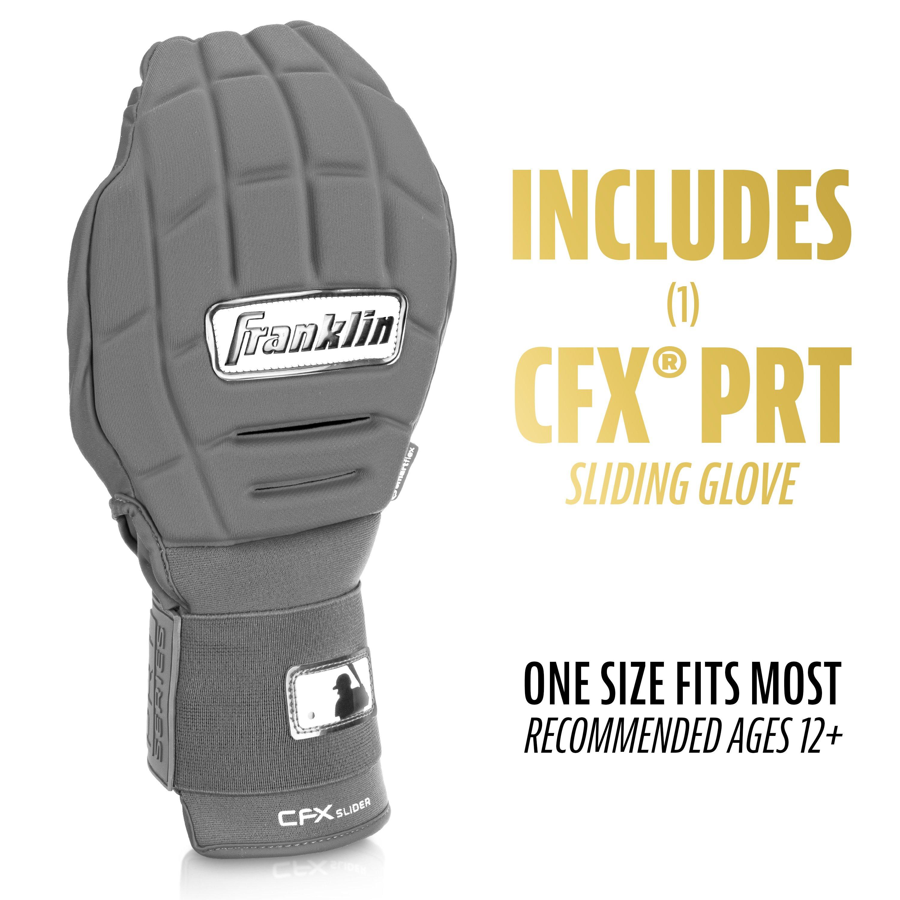 Franklin Sports MLB Adult CFX Slider PRT Protective Sliding Glove - Grey - GREY Thumbnail View 2