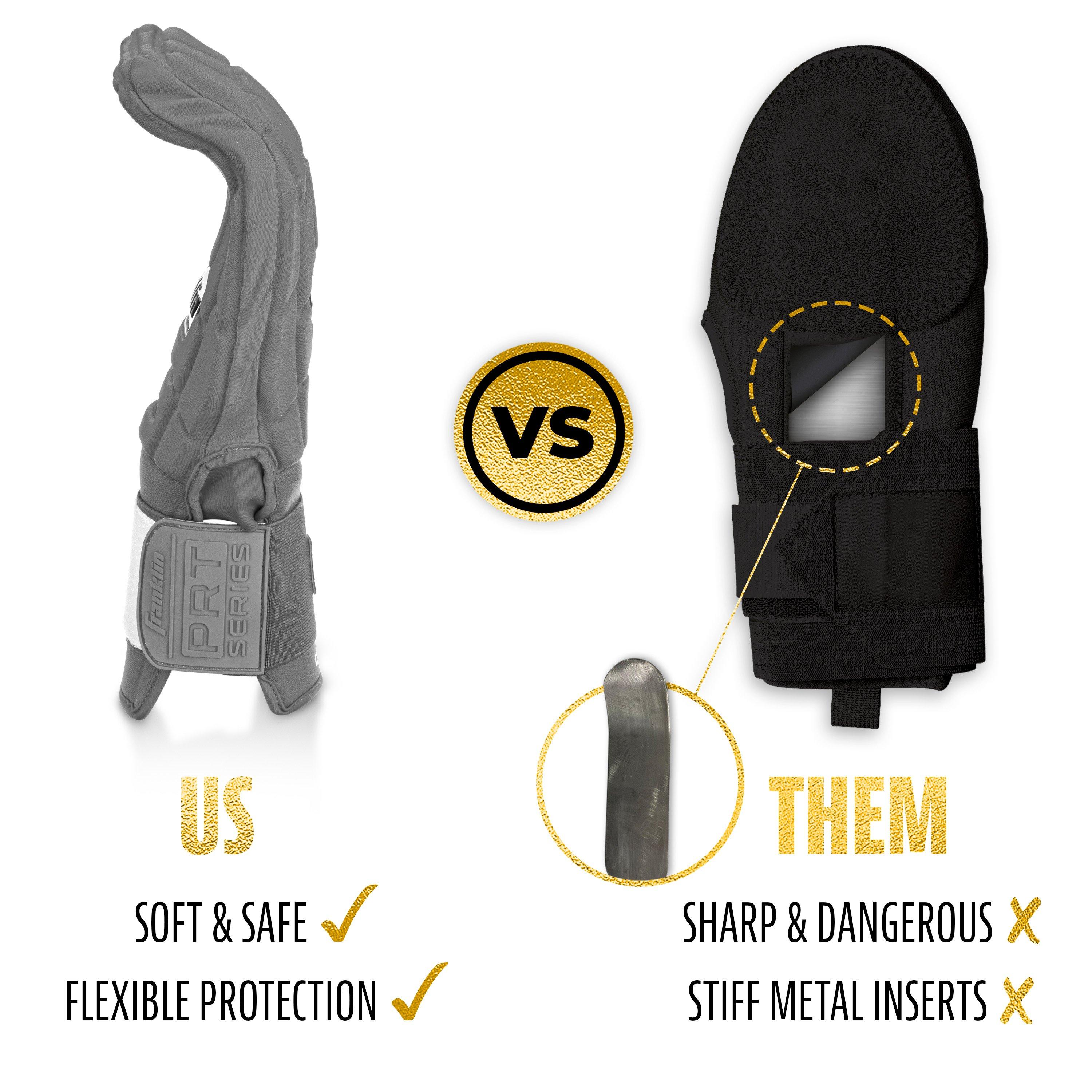 Franklin Sports MLB Adult CFX Slider PRT Protective Sliding Glove - Grey - GREY Thumbnail View 5