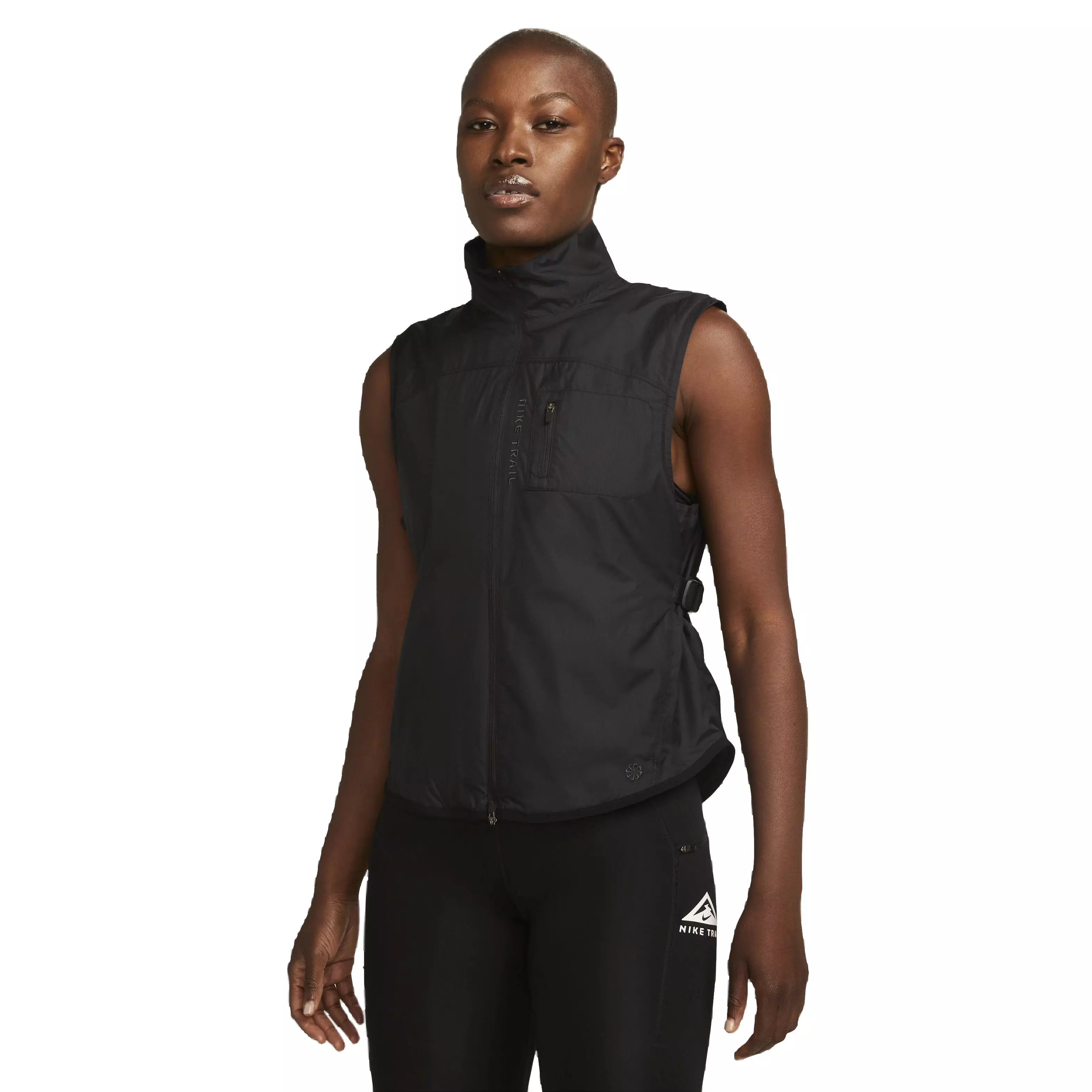 Nike Women's Trail Repel Running Vest - BLACK