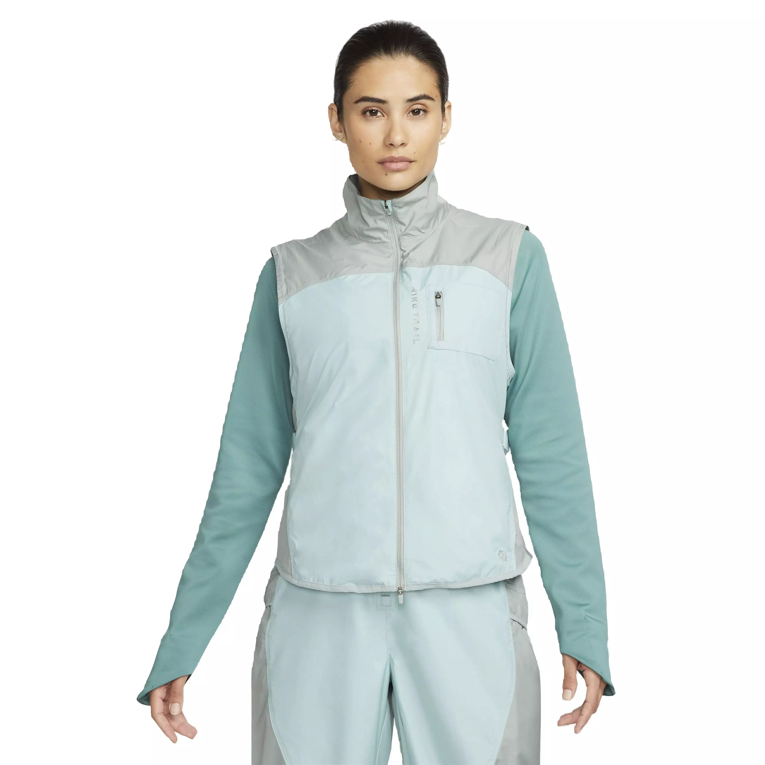 Nike Women's Trail Repel Running Vest - GREEN